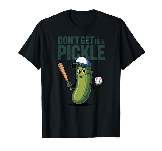 Baseball Softball Dont Get Pickle T-Shirt - Minimalist Print for Adults - T-Shirt, Sweatshirt, Hoodie