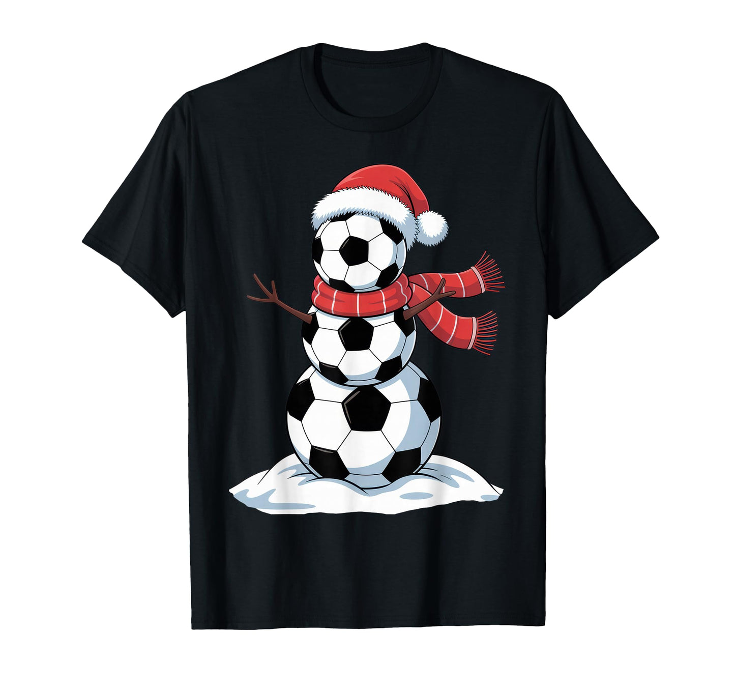 Soccer Snowman Dad Funny Proud T-Shirt - Graphic Print Unisex - T-Shirt, Sweatshirt, Hoodie