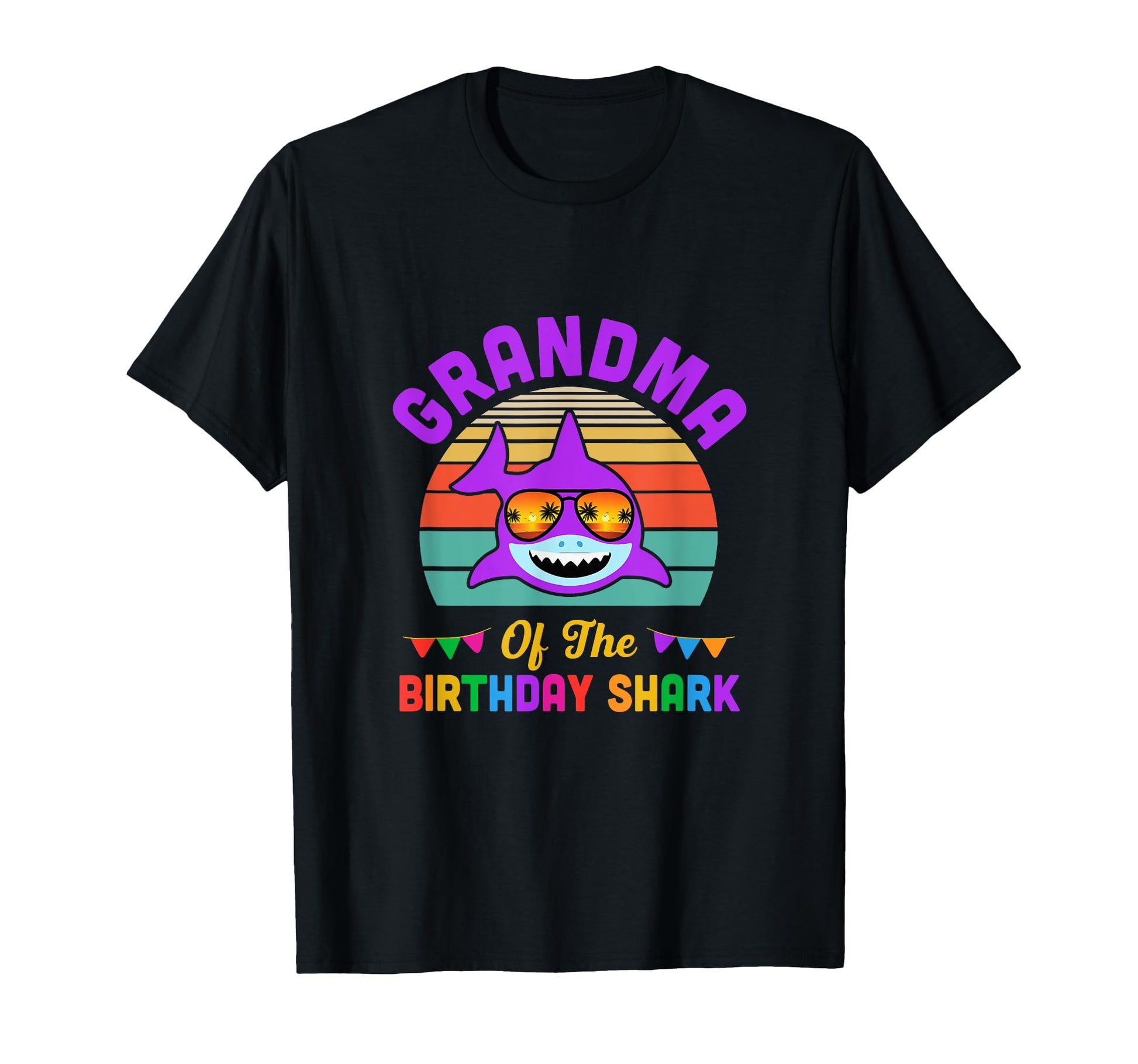 Grandma Shark Birthday Grandma T-Shirt - Aesthetic Graphic Men Women - T-Shirt, Sweatshirt, Hoodie