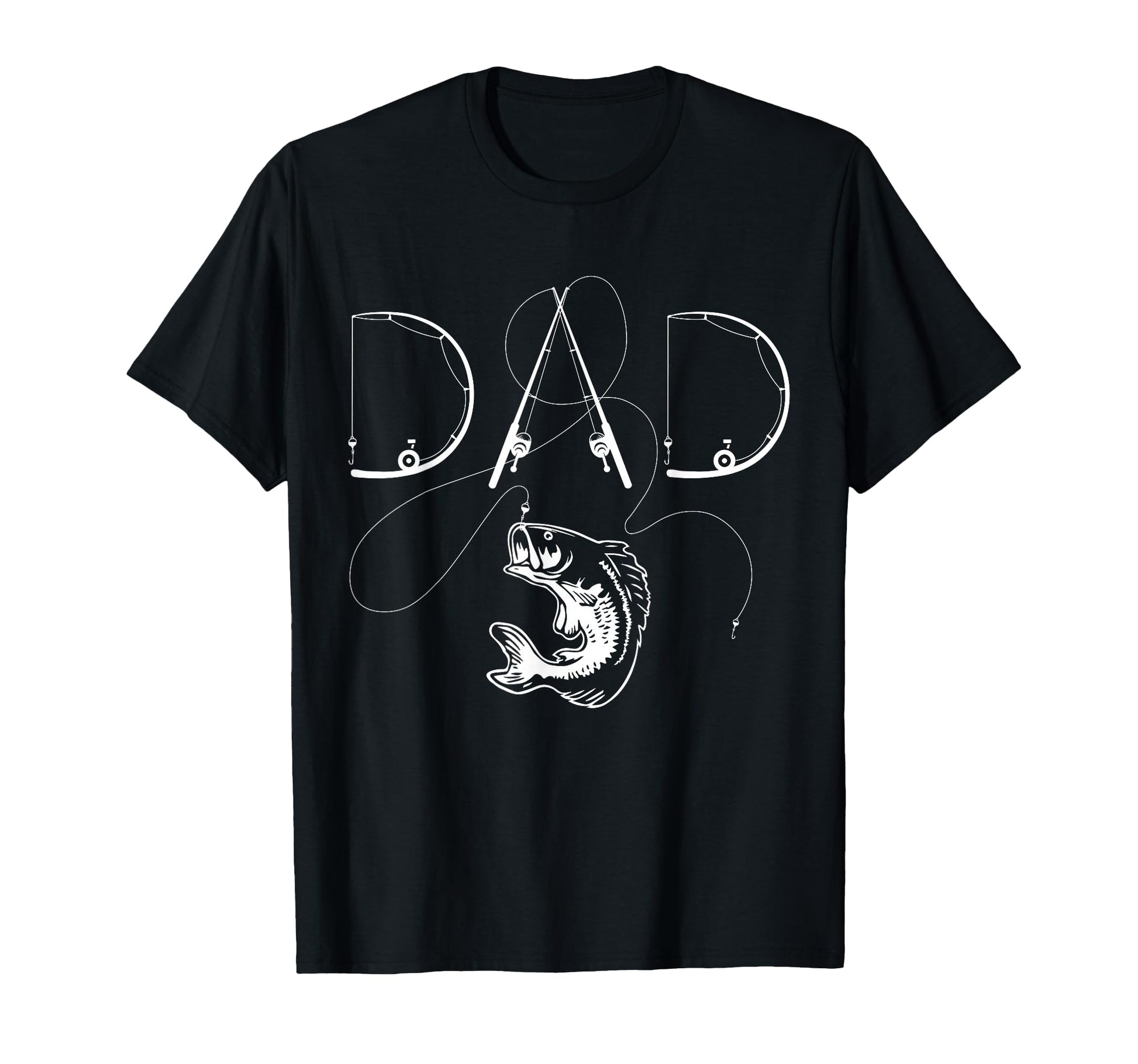 Fisherman Dad Fishing Enthusiast T-Shirt - Casual Everyday Wear for Adults - T-Shirt, Sweatshirt, Hoodie