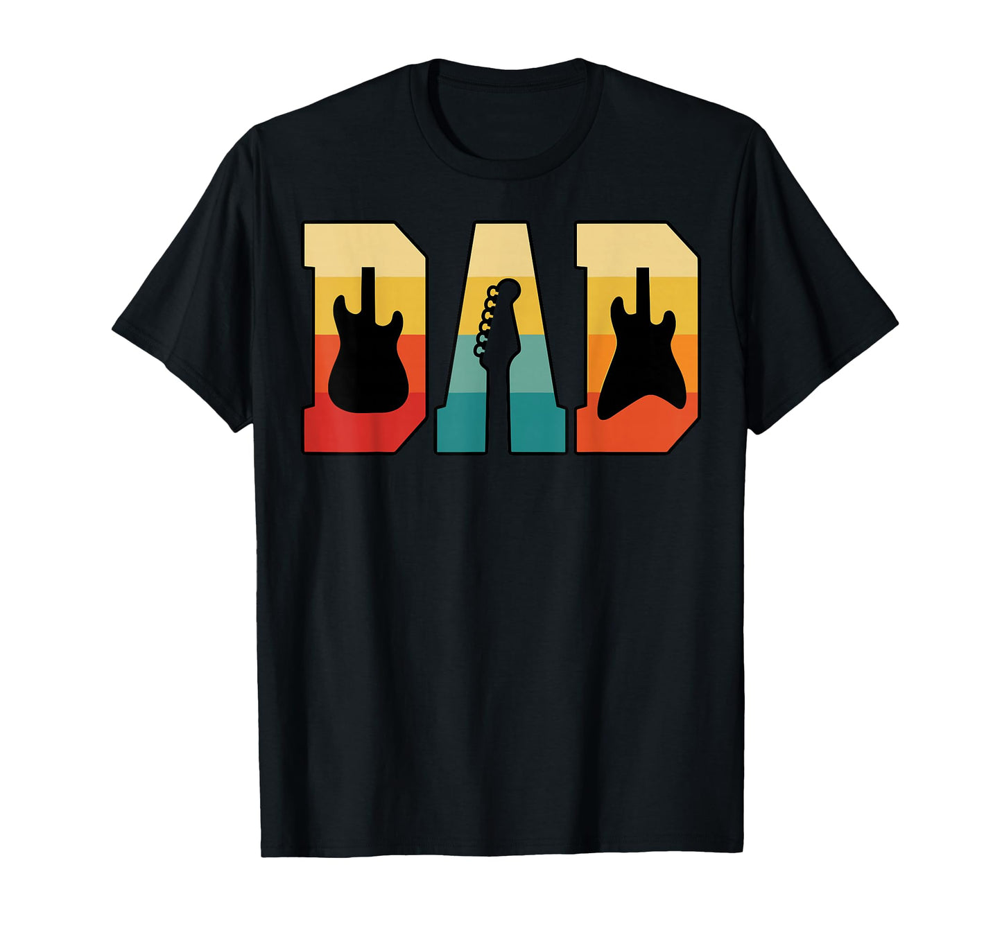 Dad Guitar Musician Rock Guitarist T-Shirt - Unique Graphic Men Women - T-Shirt, Sweatshirt, Hoodie