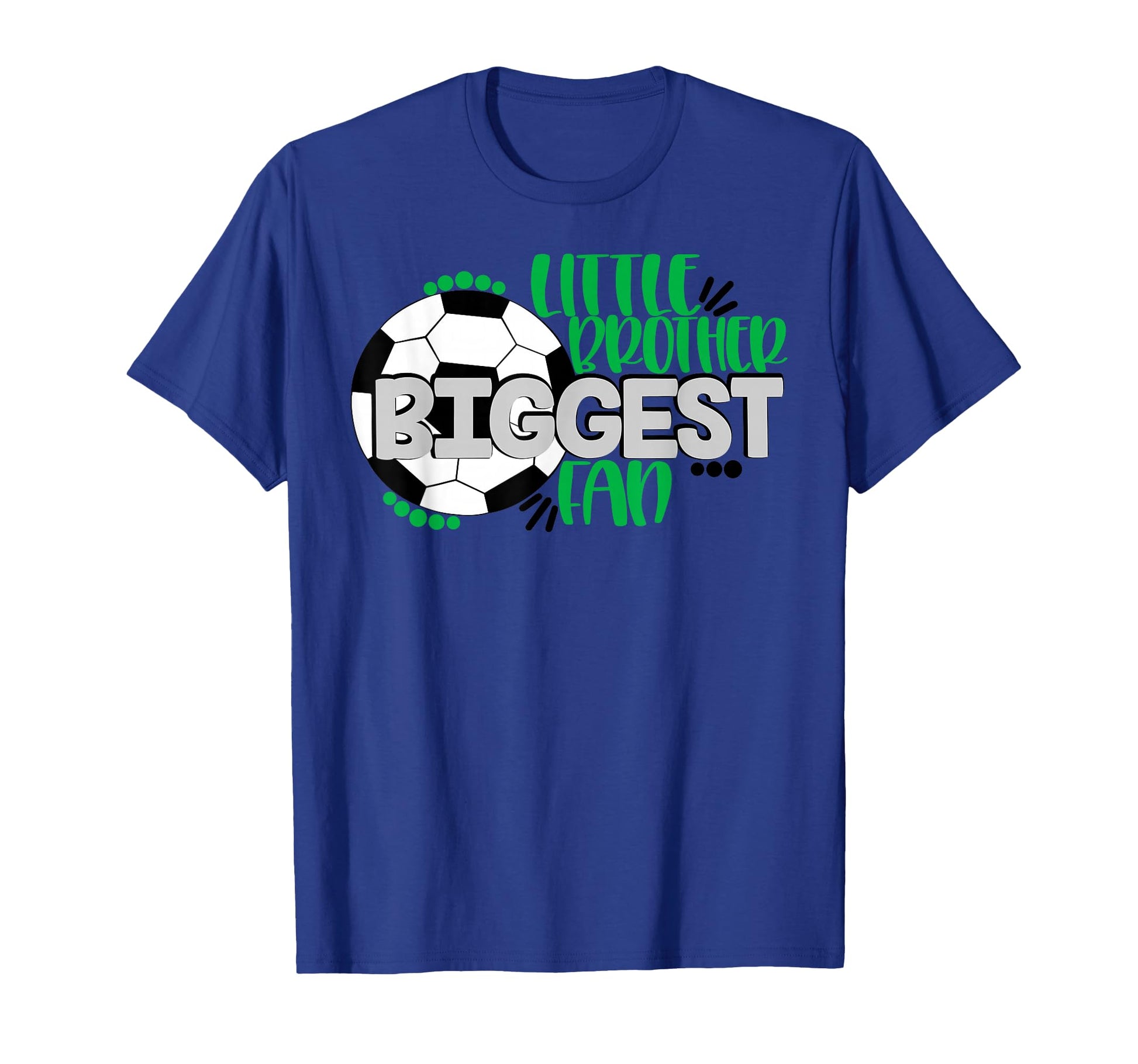Soccer Little Brother Biggest Fan T-Shirt - Trendy Graphic for Adults - T-Shirt, Sweatshirt, Hoodie