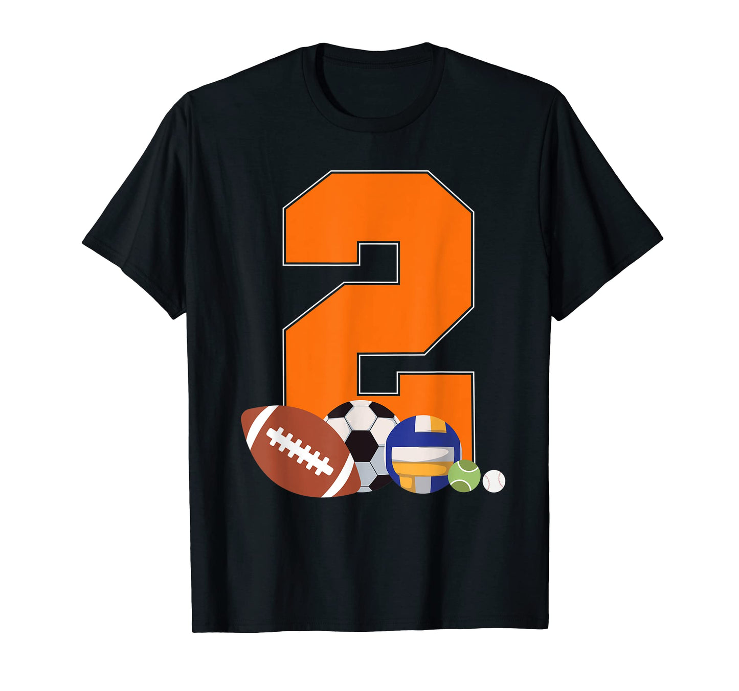 Soccer Birthday Party 2 Years Old T-Shirt - Aesthetic Graphic for Adults - T-Shirt, Sweatshirt, Hoodie