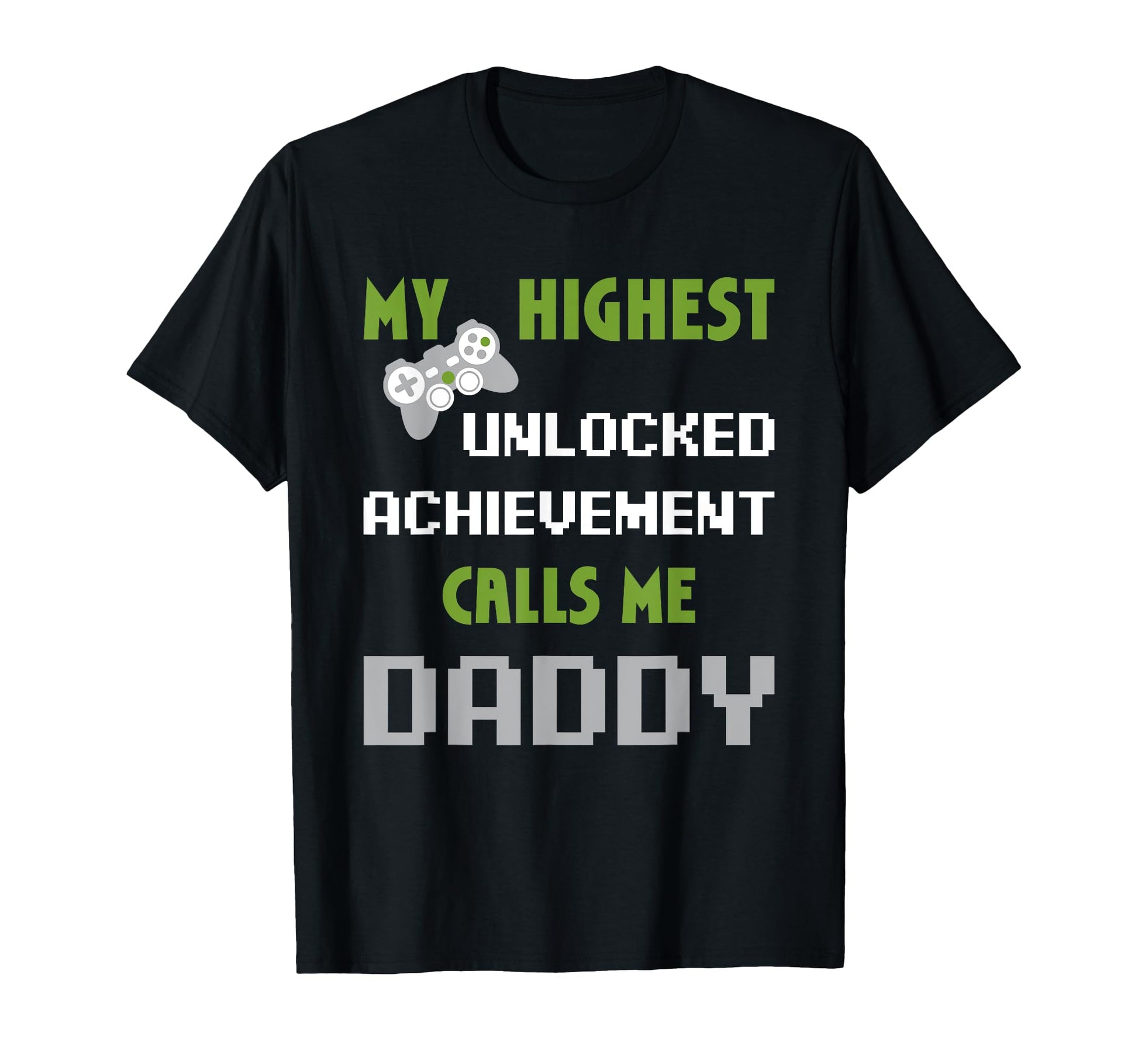 Nerdy Funny Fathers Day Gamer Dad Video T-Shirt - Graphic Print Men Women - T-Shirt, Sweatshirt, Hoodie