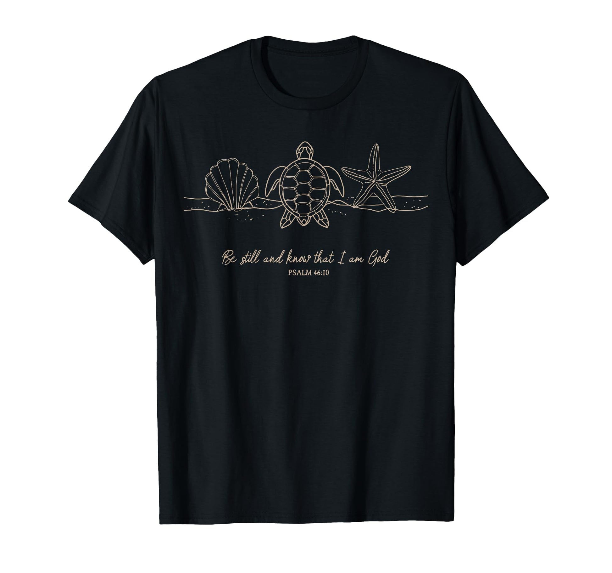 Be Still And Know That I Am God Ocean T-Shirt - Trendy Graphic for Adults - T-Shirt, Sweatshirt, Hoodie