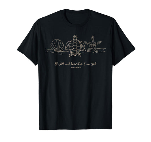 Be Still And Know That I Am God Ocean T-Shirt - Trendy Graphic for Adults - T-Shirt, Sweatshirt, Hoodie