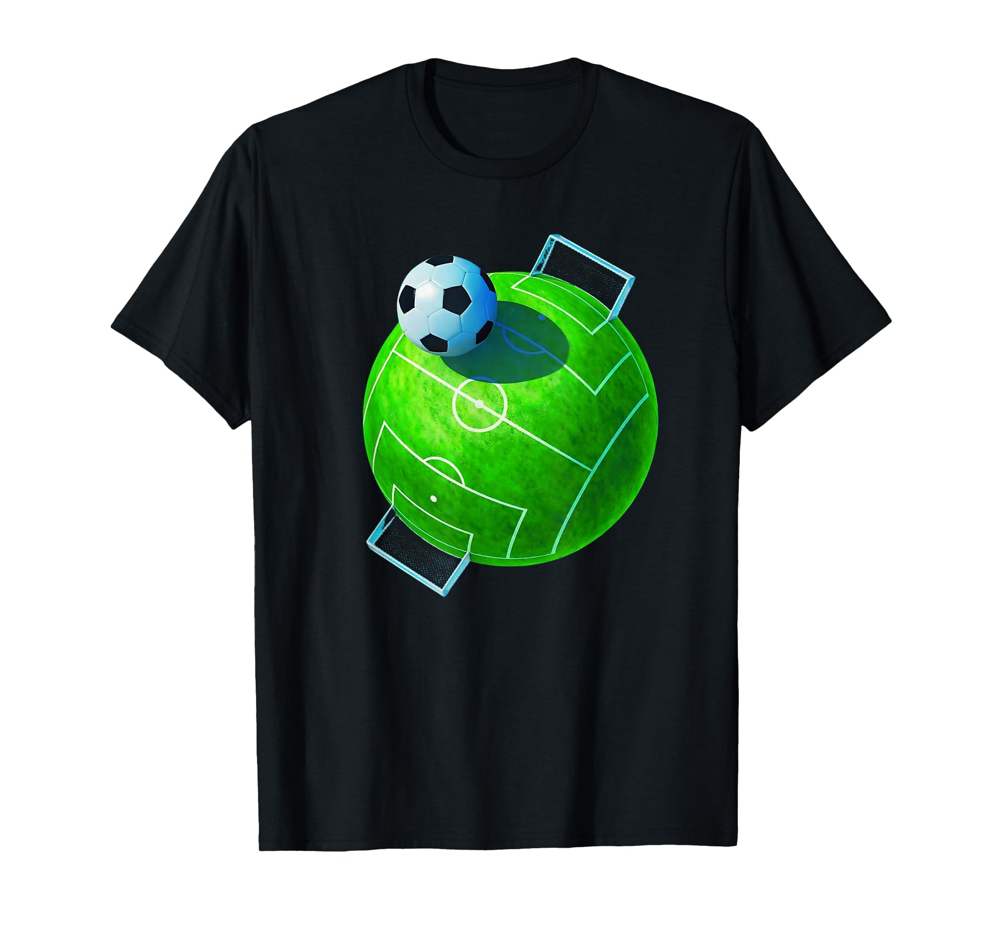 Soccer Ball Stadium Soccer Player T-Shirt - Custom Art Print for Adults - T-Shirt, Sweatshirt, Hoodie
