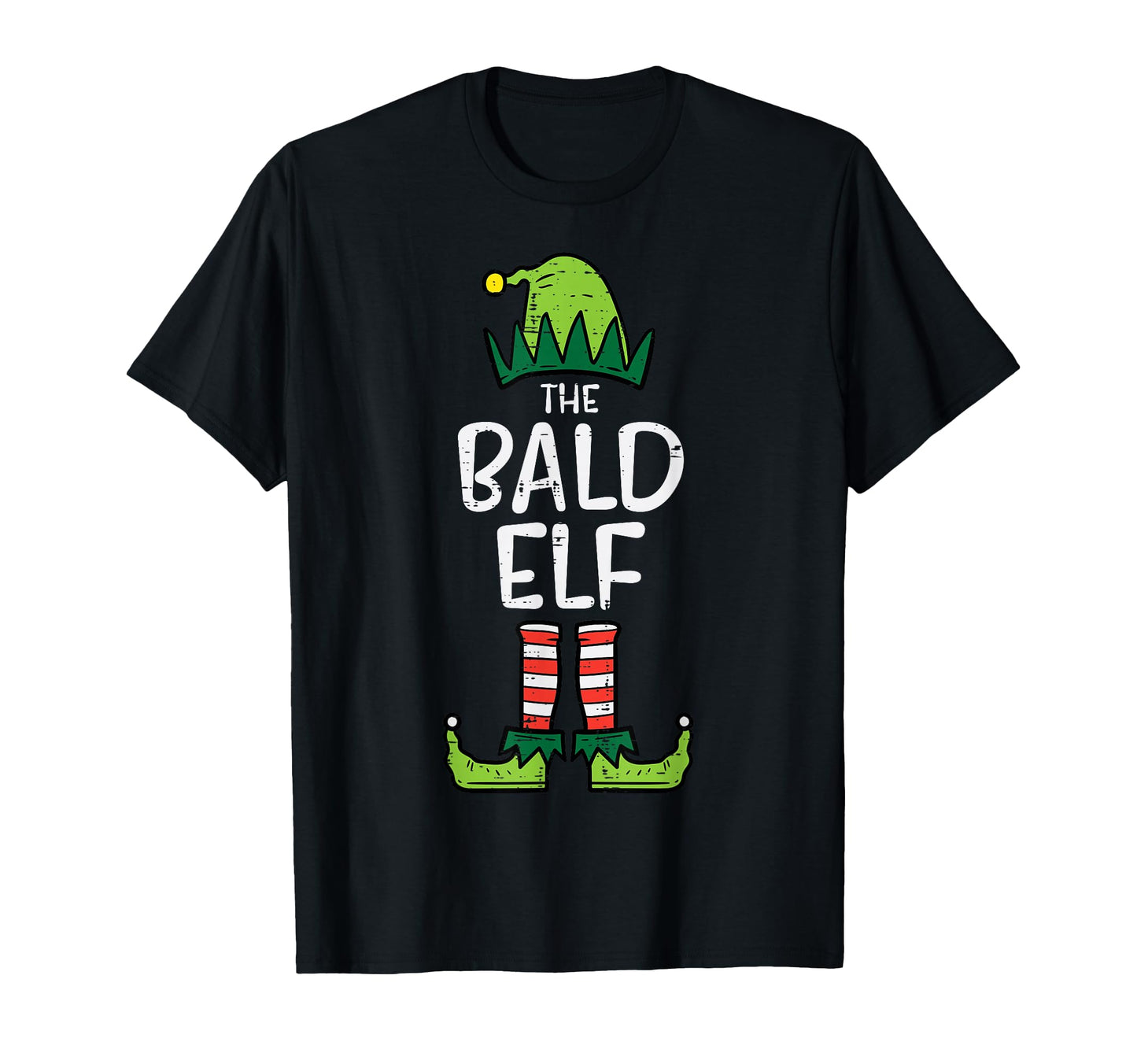 Bald Elf Matching Family Dad Grandpa T-Shirt - Custom Art Print Men Women - T-Shirt, Sweatshirt, Hoodie