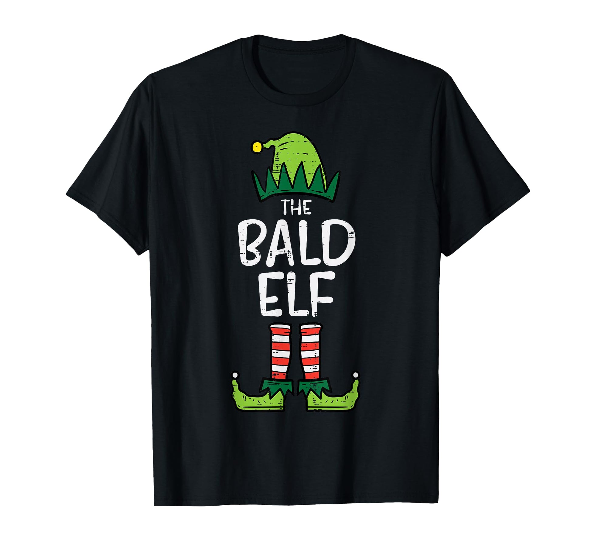 Bald Elf Matching Family Dad Grandpa T-Shirt - Custom Art Print Men Women - T-Shirt, Sweatshirt, Hoodie