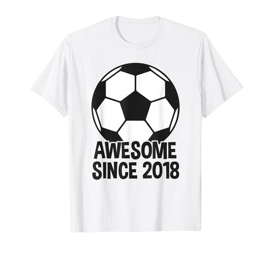 Awesome Since 2018 8Th Birthday 8 T-Shirt - Fun Novelty Design Men Women - T-Shirt, Sweatshirt, Hoodie
