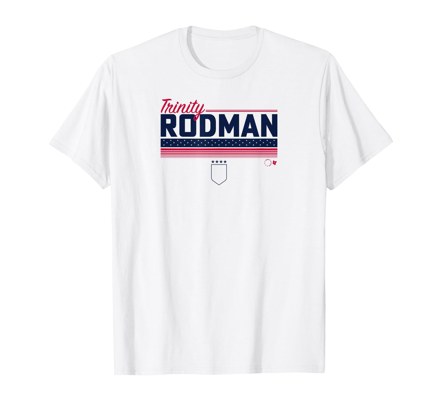 Trinity Rodman Stripe Uswntpa Usa Soccer T-Shirt - Custom Art Print Unisex - T-Shirt, Sweatshirt, Hoodie
