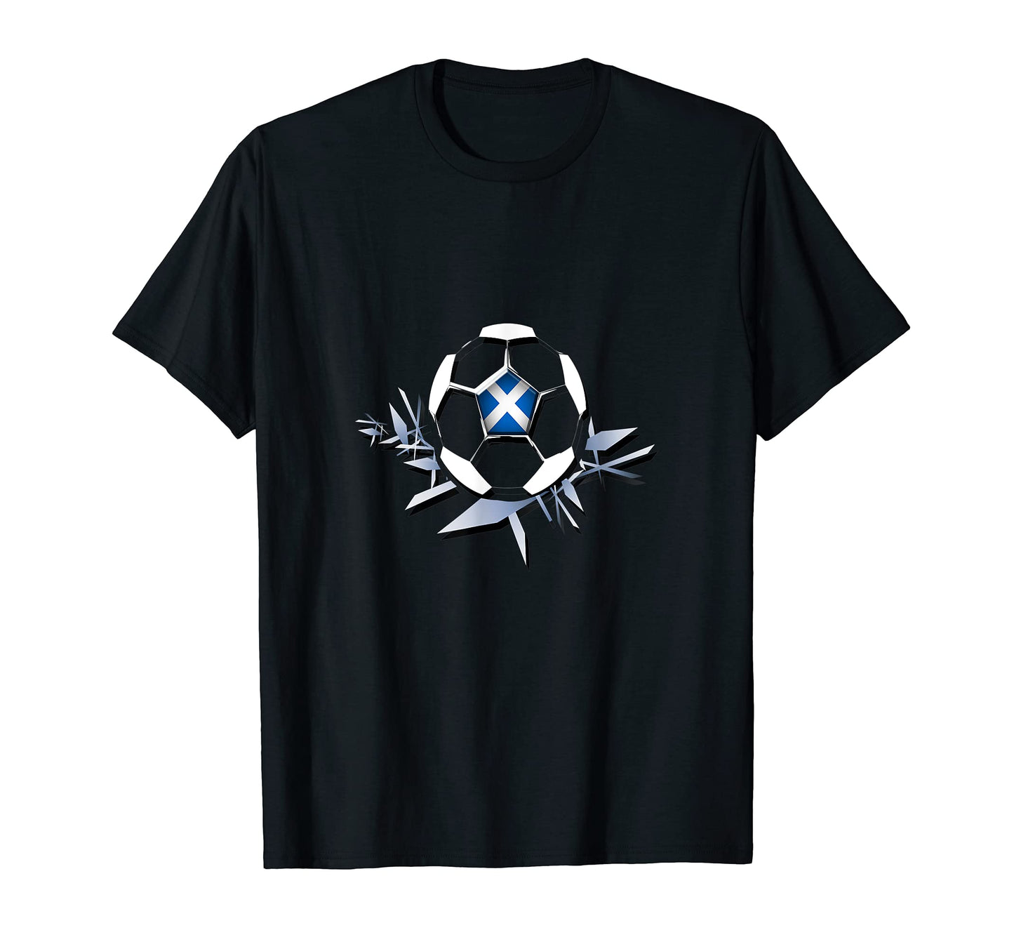 Scottish Pride Tees Soccer Scotland Flag T-Shirt - Minimalist Print Unisex - T-Shirt, Sweatshirt, Hoodie