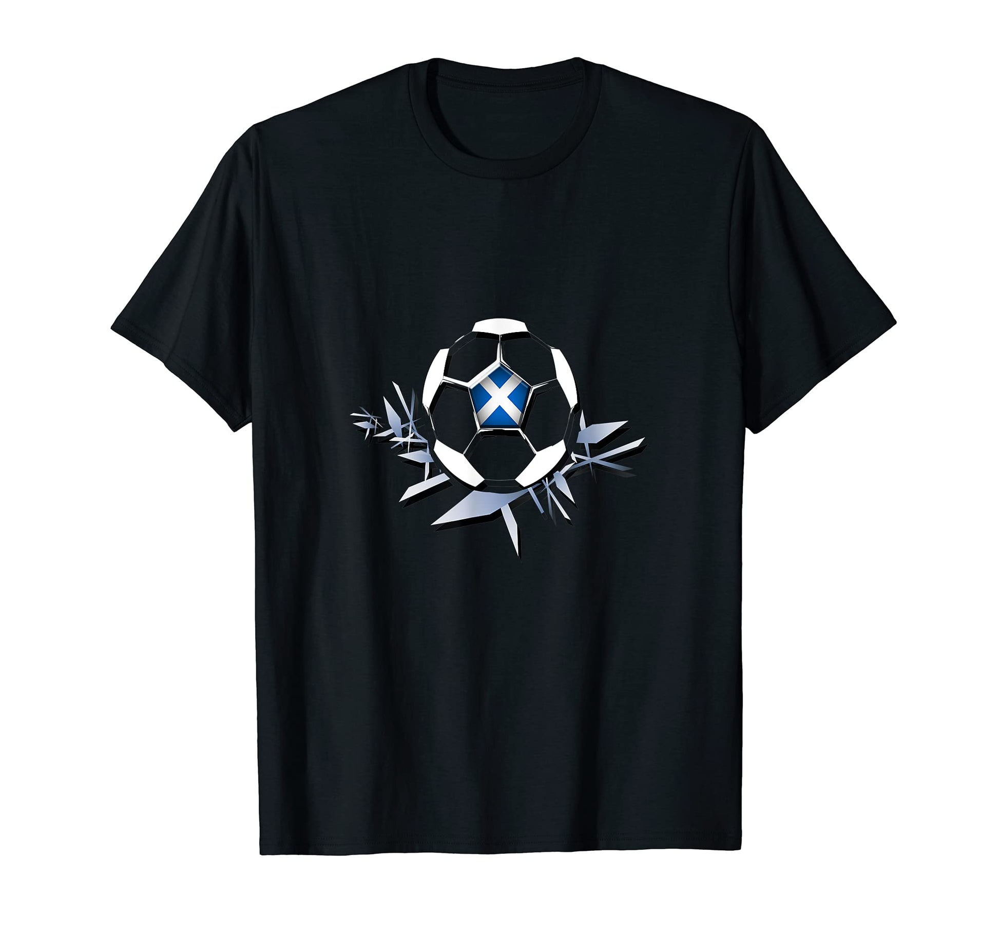 Scottish Pride Tees Soccer Scotland Flag T-Shirt - Minimalist Print Unisex - T-Shirt, Sweatshirt, Hoodie