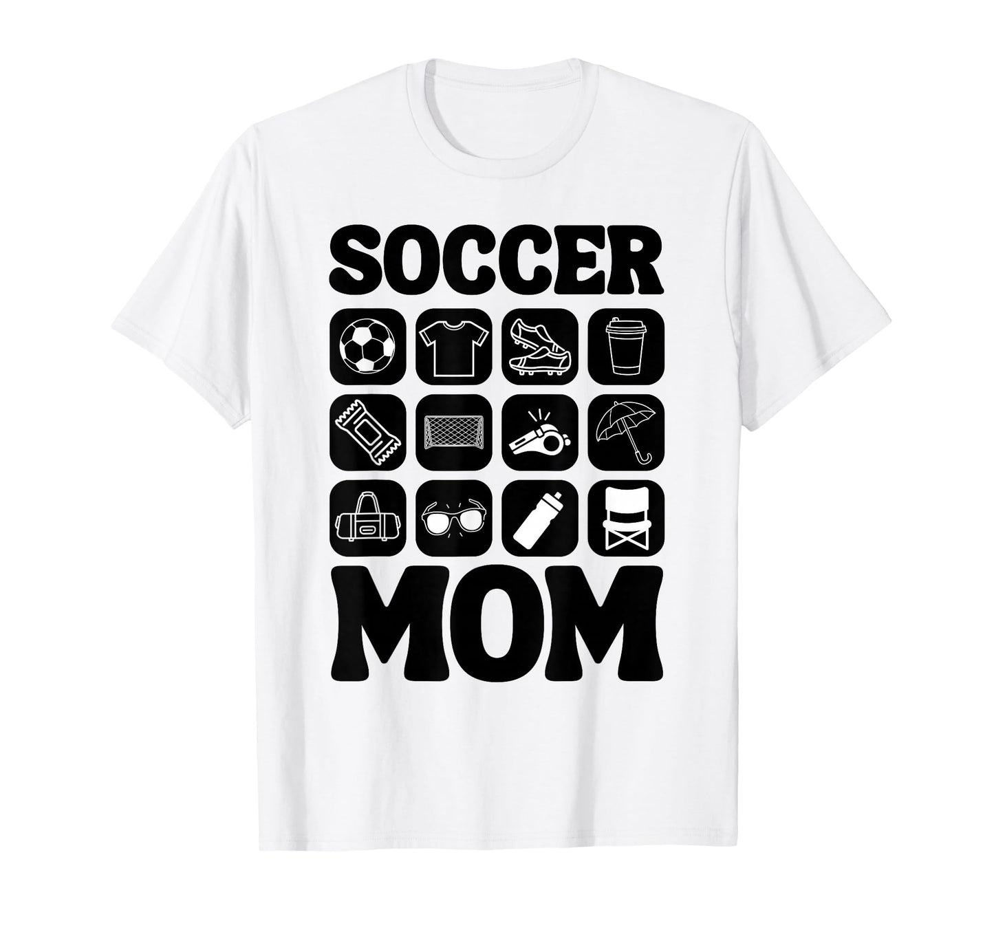 Soccer Mom Icons Soccer T-Shirt - Graphic Print Unisex - T-Shirt, Sweatshirt, Hoodie