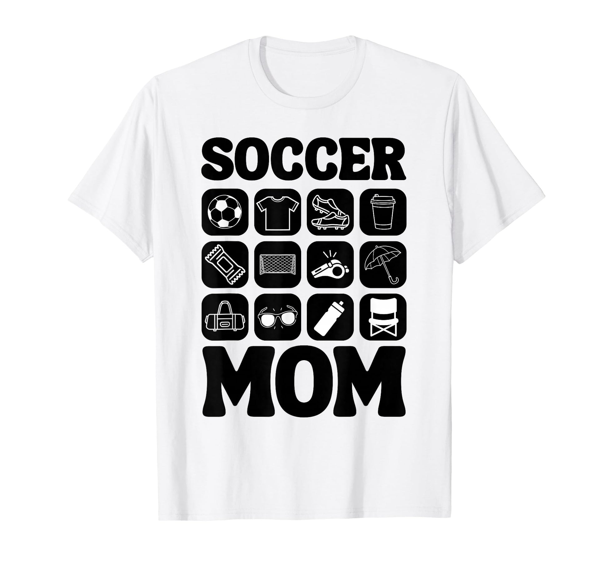 Soccer Mom Icons Soccer T-Shirt - Graphic Print Unisex - T-Shirt, Sweatshirt, Hoodie