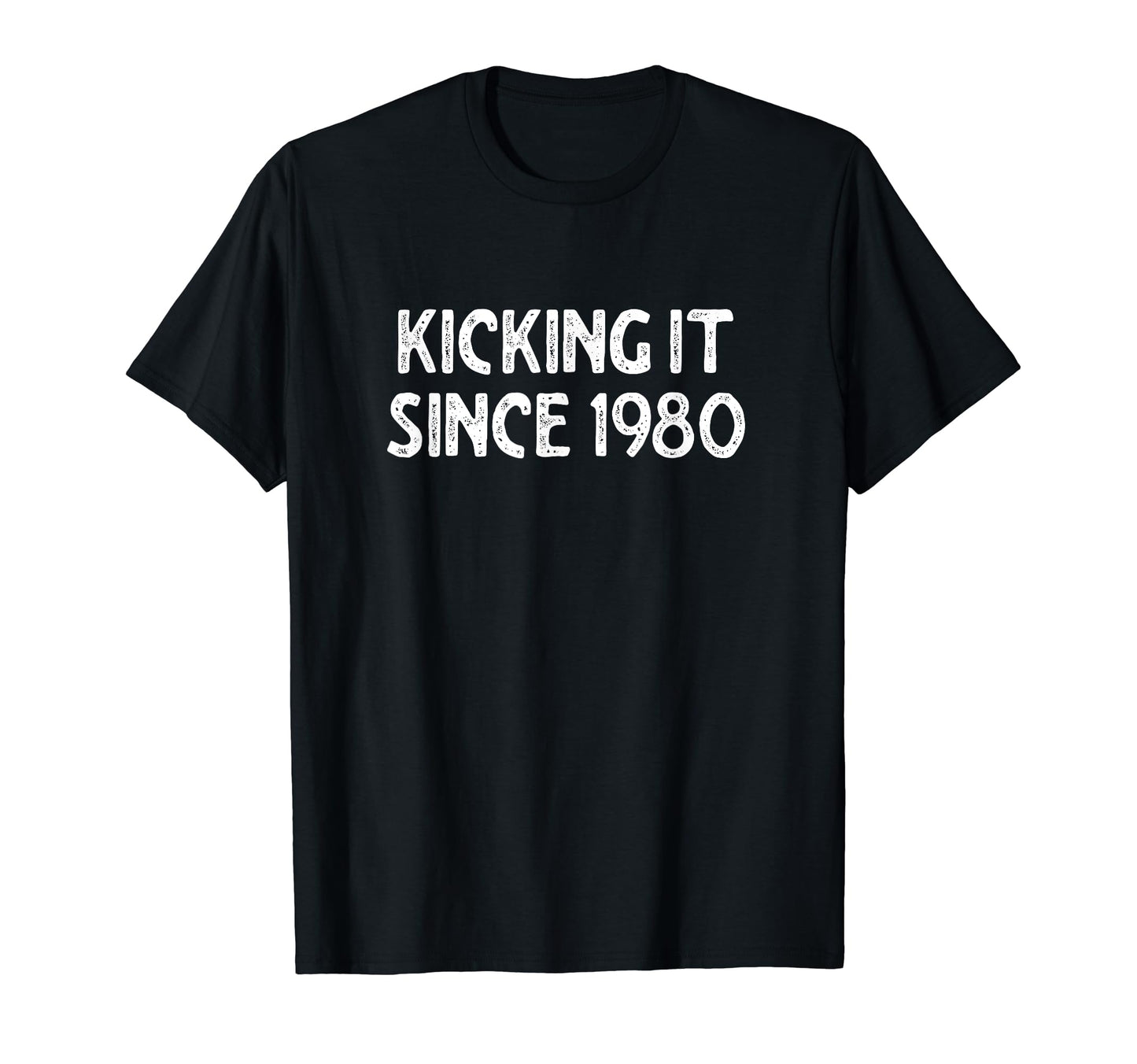 Kicking It Since 1980 Funny Soccer T-Shirt - Novelty Apparel for Adults - T-Shirt, Sweatshirt, Hoodie