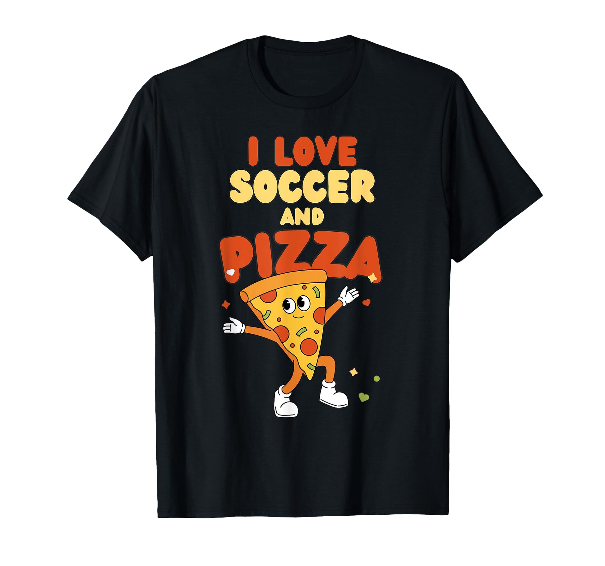 Soccer Ball Pizza Slice Sports T-Shirt - Casual Everyday Wear for Adults - T-Shirt, Sweatshirt, Hoodie