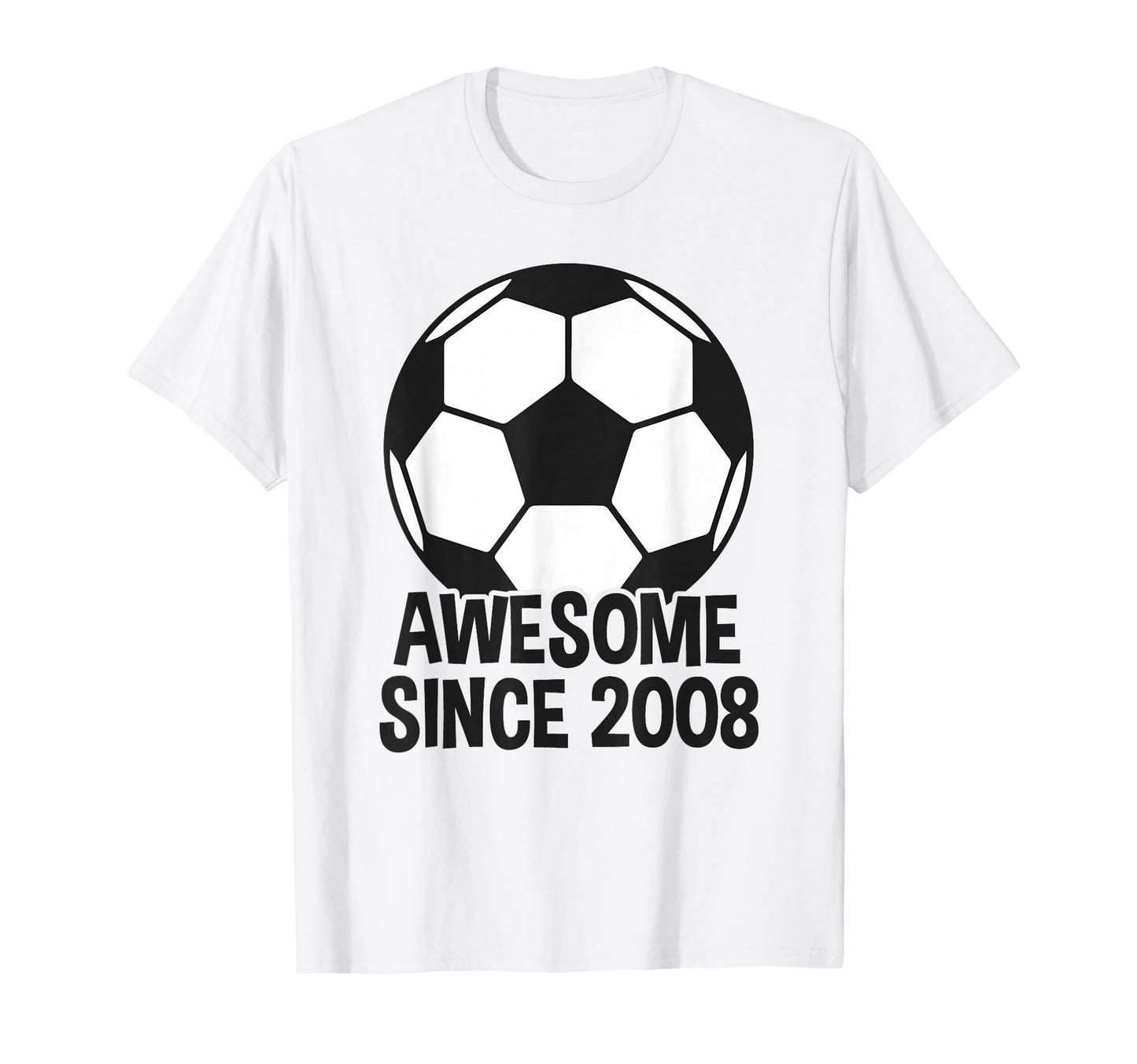 Awesome Since 2008 18Th Birthday 18 T-Shirt - Custom Art Print for Adults - T-Shirt, Sweatshirt, Hoodie