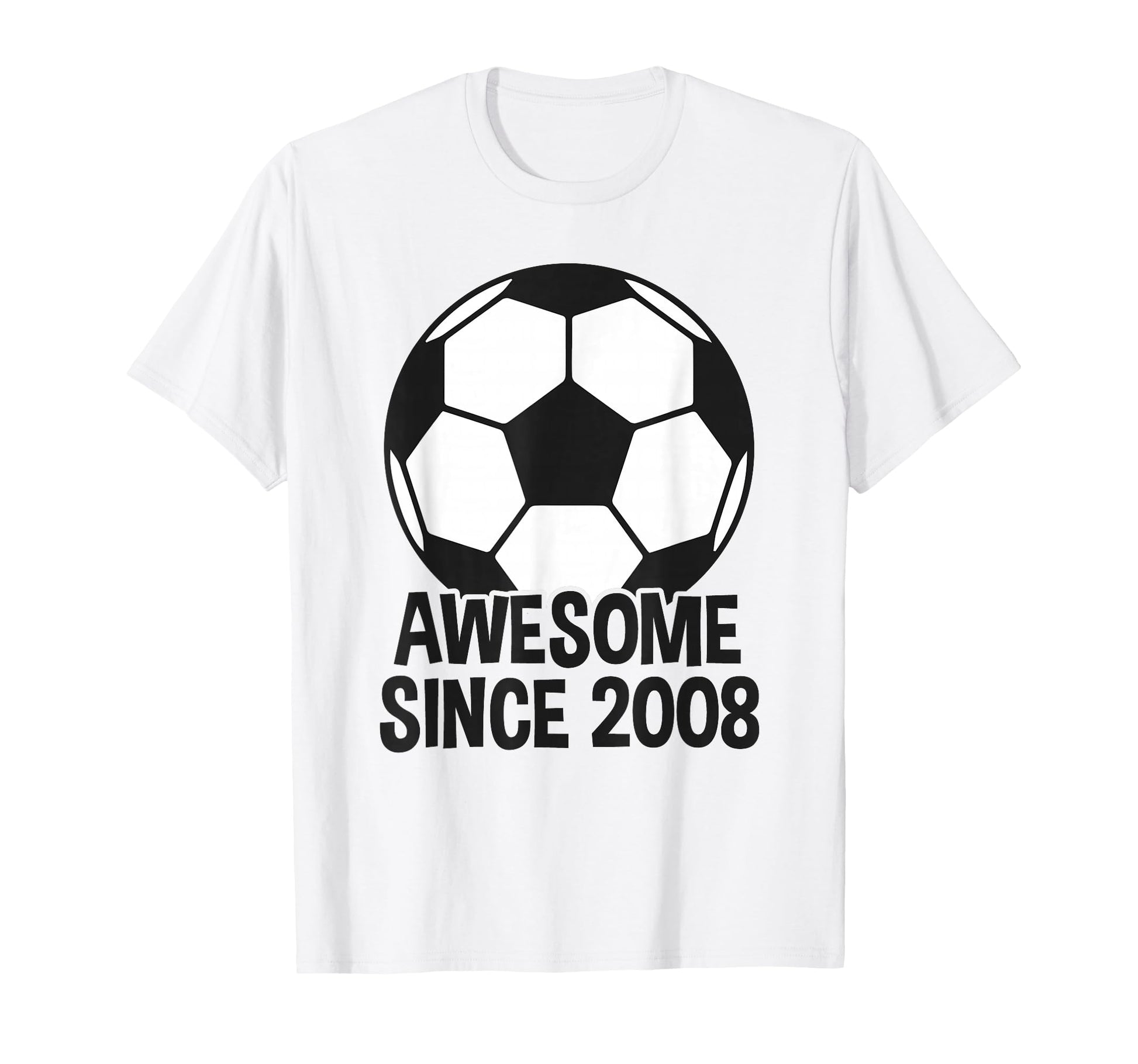 Awesome Since 2008 18Th Birthday 18 T-Shirt - Custom Art Print for Adults - T-Shirt, Sweatshirt, Hoodie