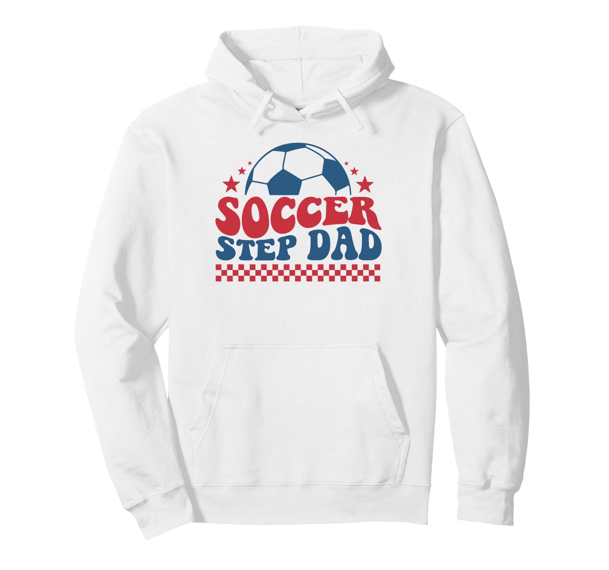 Soccer Step Dad Father Soccer Sideline Hoodie - Trendy Graphic Men Women - T-Shirt, Sweatshirt, Hoodie
