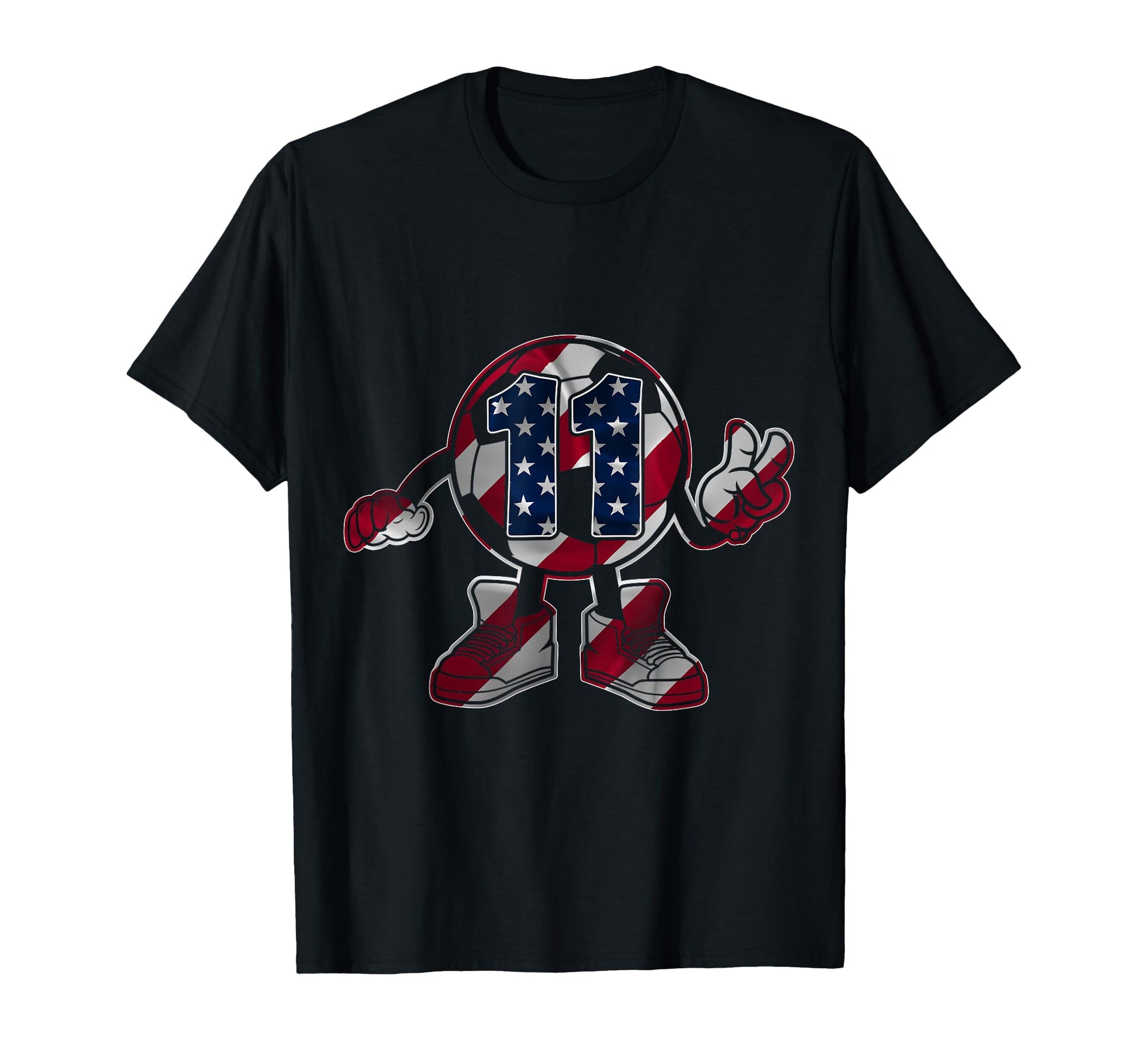 Number 11 Soccer 11Th Birthday T-Shirt - Streetwear Style Men Women - T-Shirt, Sweatshirt, Hoodie