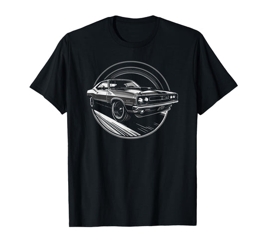 American Muscle Car 60S 70S Car Lover T-Shirt - Unique Graphic Men Women - T-Shirt, Sweatshirt, Hoodie