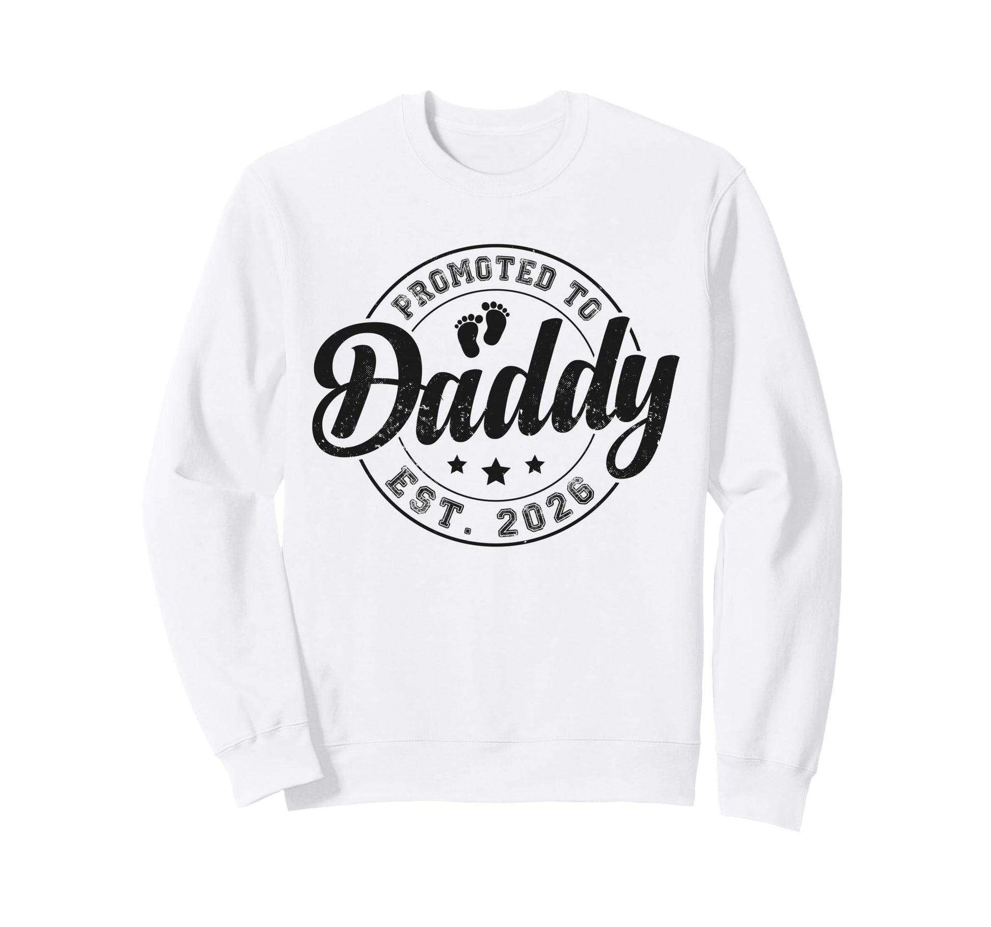 Promoted To Daddy Est 2026 Soon To Sweatshirt - Minimalist Print Men Women - T-Shirt, Sweatshirt, Hoodie