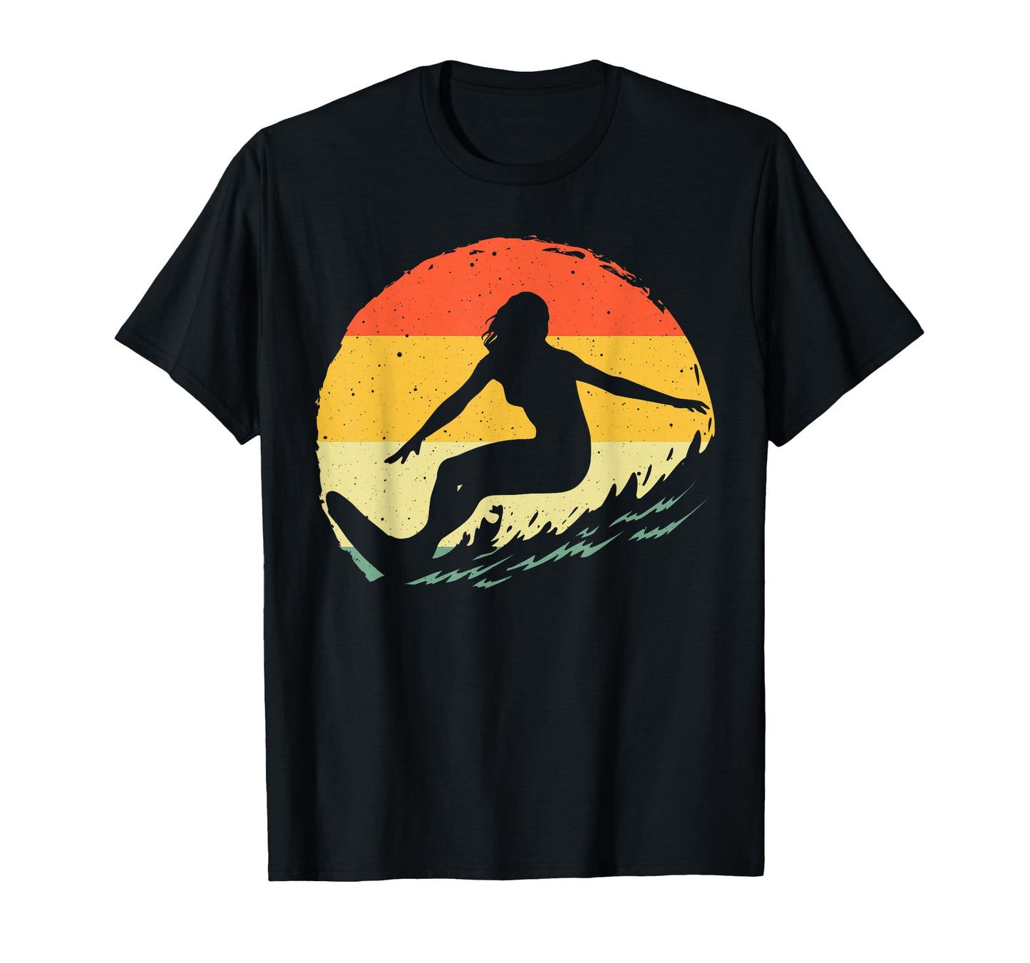 Surf Art Beach Surfer Hawaiian Wave T-Shirt - Casual Everyday Wear Unisex - T-Shirt, Sweatshirt, Hoodie