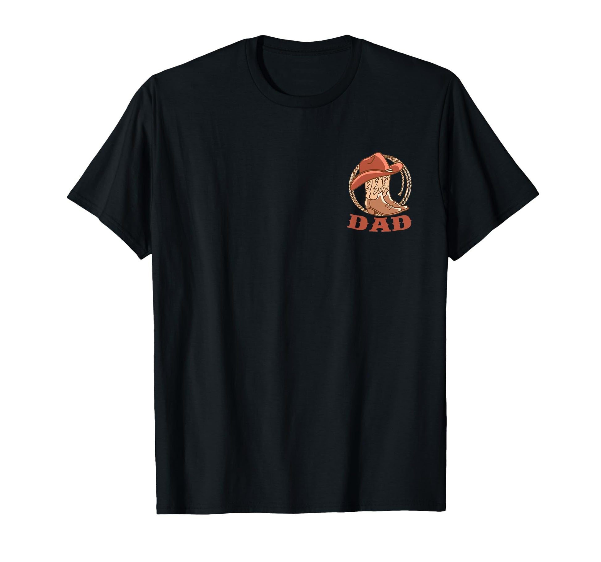 Dad Dada Western Cowboy Birthday T-Shirt - Casual Everyday Wear Unisex - T-Shirt, Sweatshirt, Hoodie