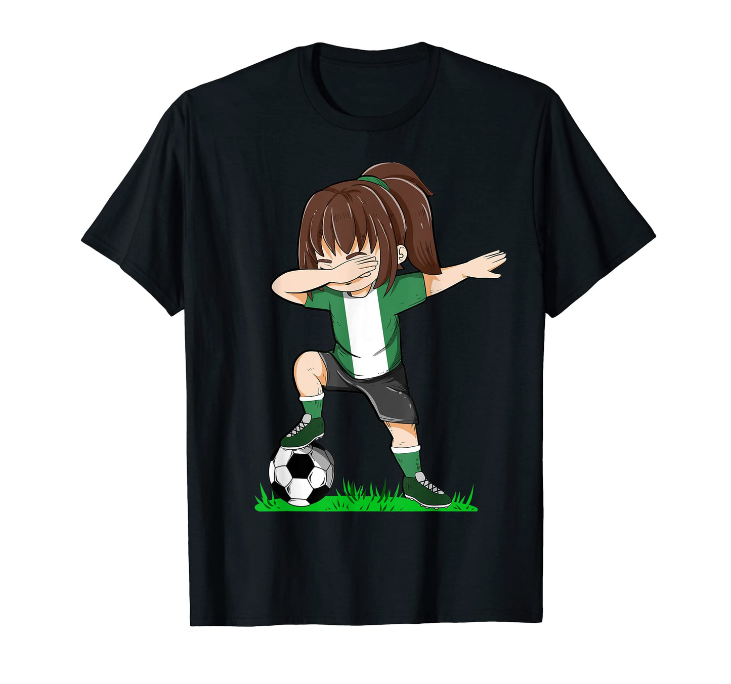 Soccer Nigeria Jersey Nigeria Flag T-Shirt - Fun Novelty Design Men Women - T-Shirt, Sweatshirt, Hoodie