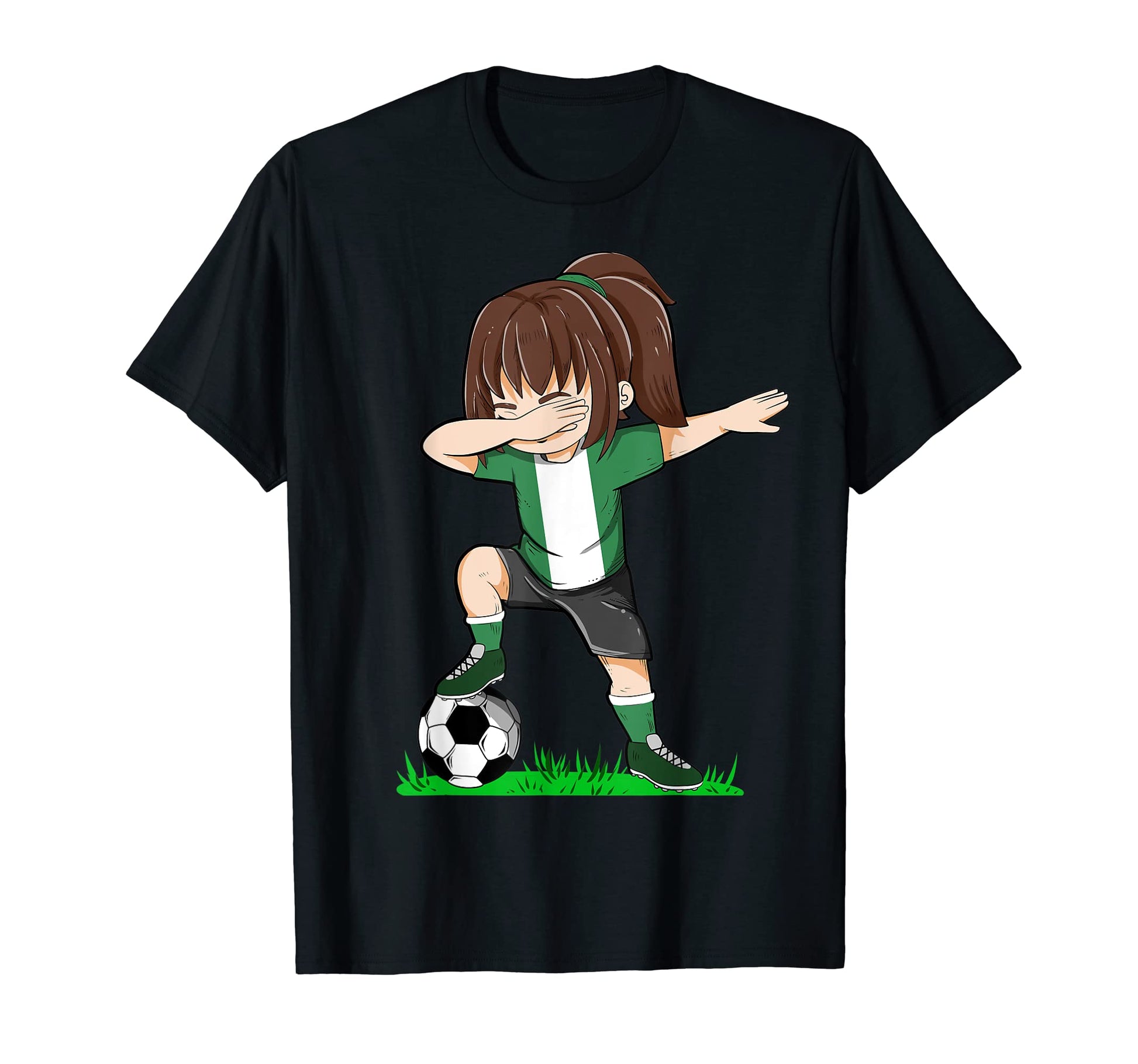 Soccer Nigeria Jersey Nigeria Flag T-Shirt - Fun Novelty Design Men Women - T-Shirt, Sweatshirt, Hoodie