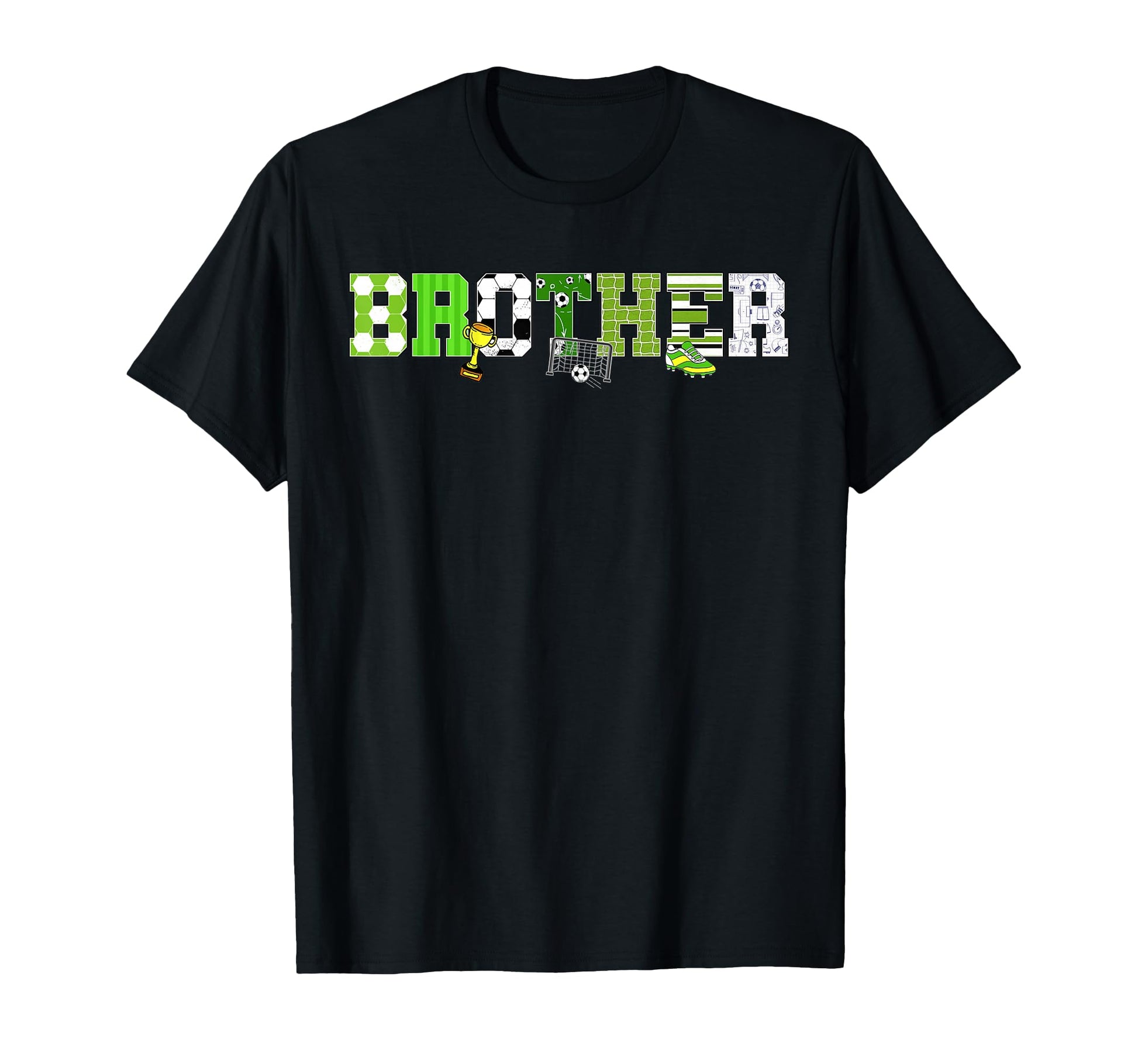 Soccer Brother Birthday Party Soccer T-Shirt - Trendy Graphic Unisex - T-Shirt, Sweatshirt, Hoodie