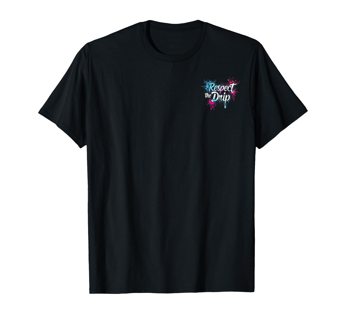 Baseball Drip Ice Cream Respect Drip T-Shirt - Trendy Graphic for Adults - T-Shirt, Sweatshirt, Hoodie
