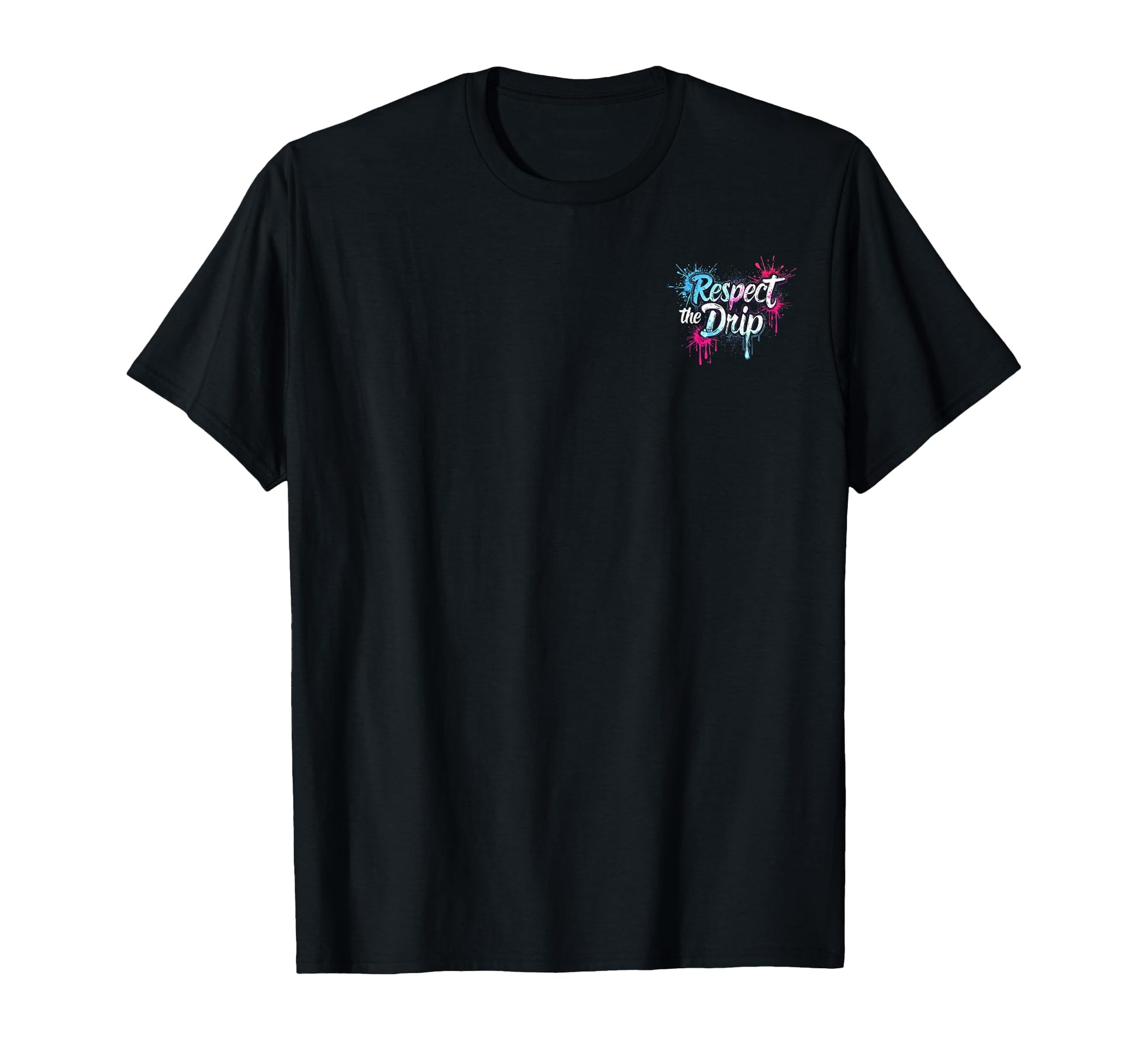 Baseball Drip Ice Cream Respect Drip T-Shirt - Trendy Graphic for Adults - T-Shirt, Sweatshirt, Hoodie