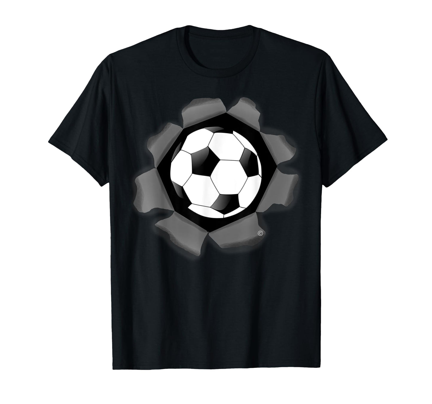 Funny Soccer Ball Burst Adults T-Shirt - Novelty Apparel Unisex - T-Shirt, Sweatshirt, Hoodie