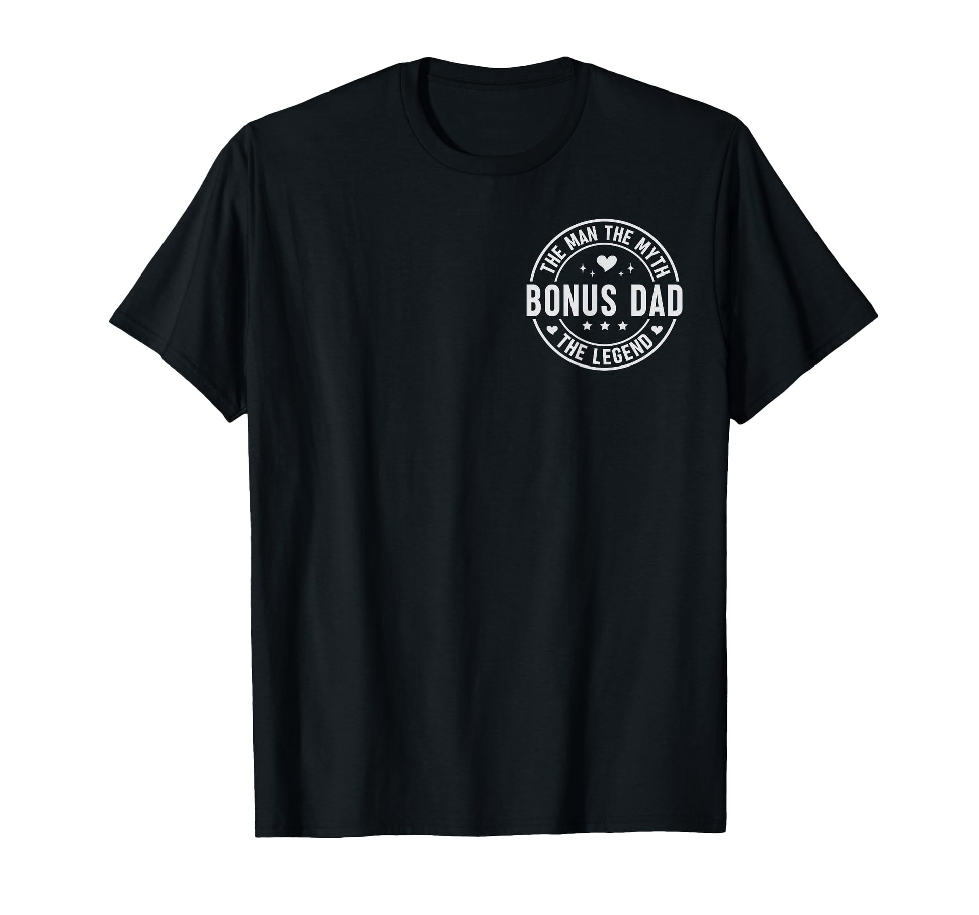 Best Stepdad Legend Pocket Bonus Dad T-Shirt - Minimalist Print Men Women - T-Shirt, Sweatshirt, Hoodie