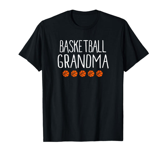 Basketball Grandma Sports Black T-Shirt - Aesthetic Graphic Men Women - T-Shirt, Sweatshirt, Hoodie