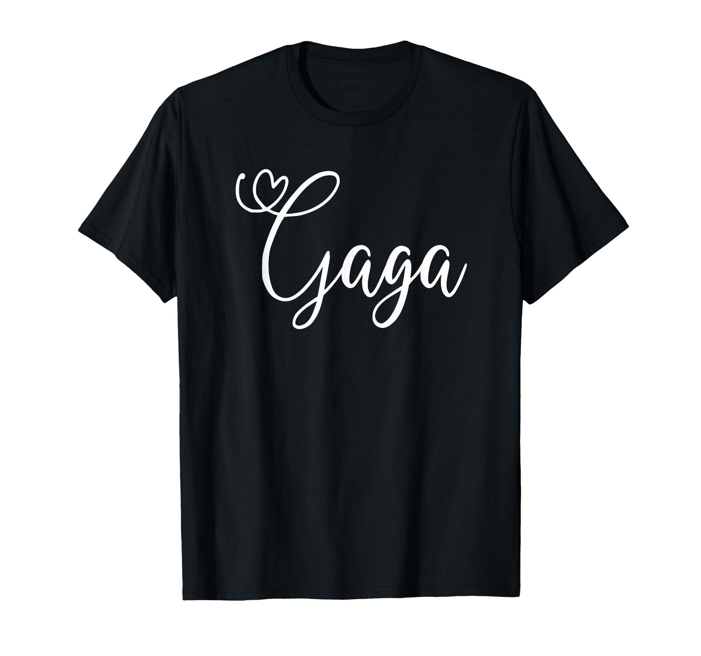 Gaga Heart Grandma T-Shirt - Fun Novelty Design for Adults - T-Shirt, Sweatshirt, Hoodie
