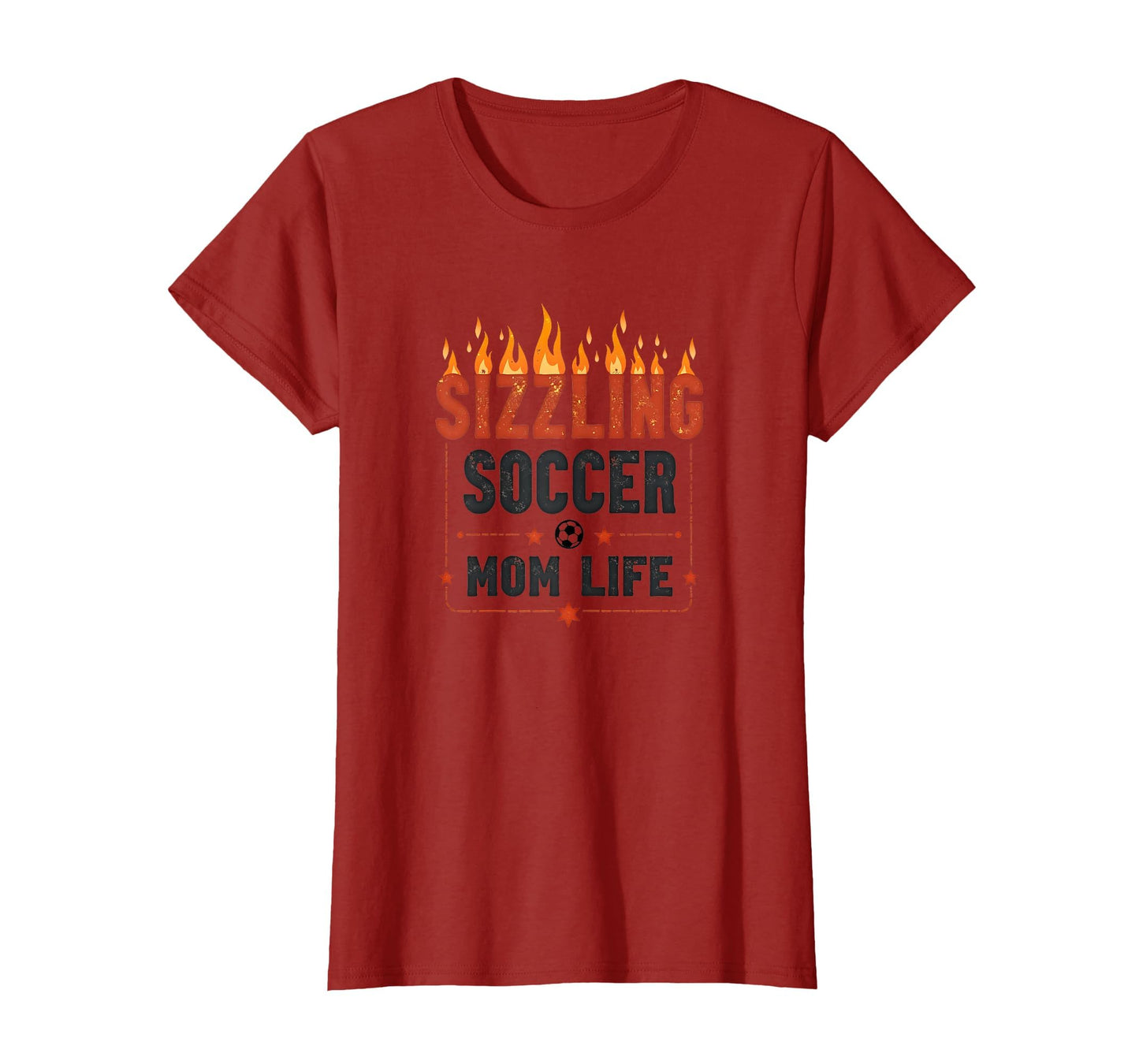 Sizzling Soccer Mom Life Athletic T-Shirt - Casual Everyday Wear Men Women - T-Shirt, Sweatshirt, Hoodie