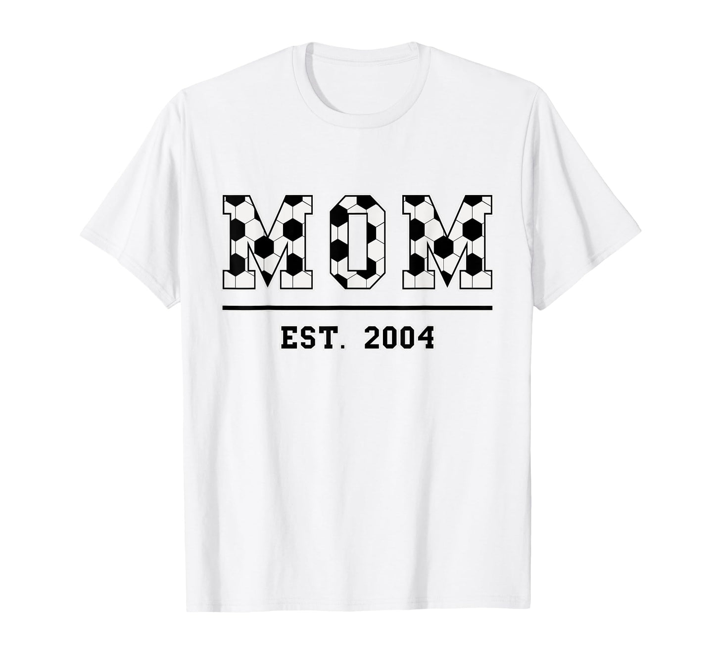 Mom Est 2004 Funny Sports Year T-Shirt - Graphic Print for Adults - T-Shirt, Sweatshirt, Hoodie