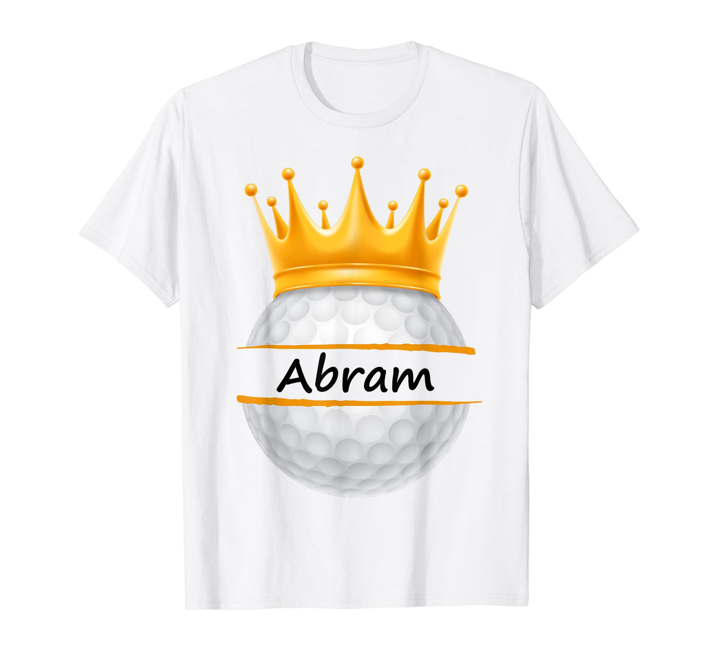 Novelty Golf Personalized Name Abram T-Shirt - Streetwear Style for Adults - T-Shirt, Sweatshirt, Hoodie