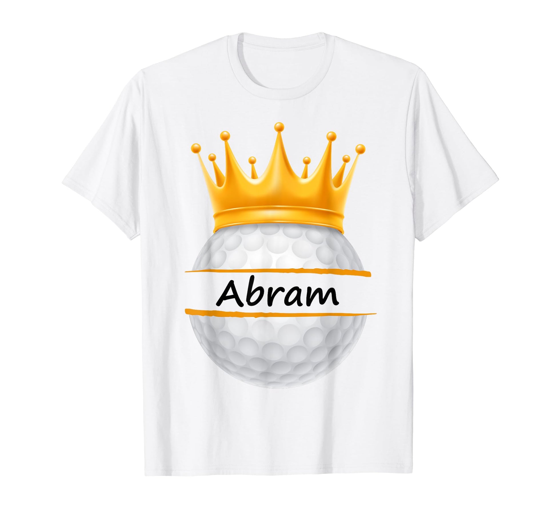 Novelty Golf Personalized Name Abram T-Shirt - Streetwear Style for Adults - T-Shirt, Sweatshirt, Hoodie