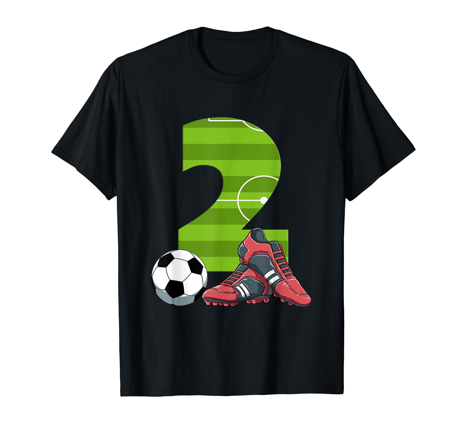 2 Birthday Soccer 2 Year Old T-Shirt - Aesthetic Graphic for Adults - T-Shirt, Sweatshirt, Hoodie