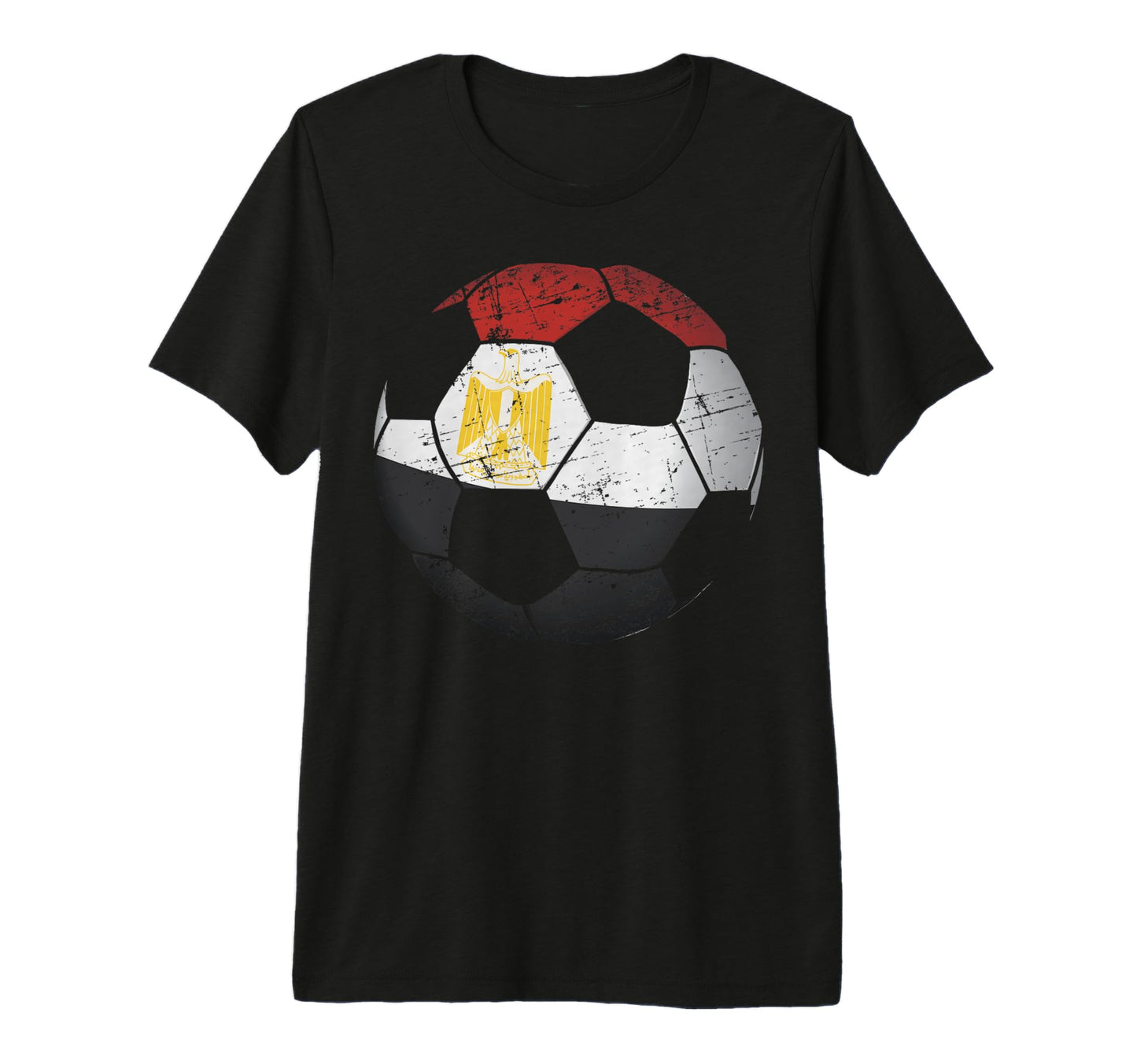 Egypt Soccer Ball Flag Egyptian Football T-Shirt - Novelty Apparel Unisex - T-Shirt, Sweatshirt, Hoodie