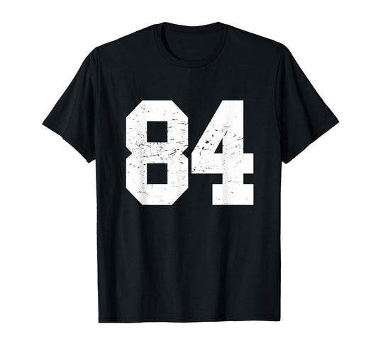 84 Sports Fan Player Number 84 Game Winner T-Shirt - Graphic Print Unisex - T-Shirt, Sweatshirt, Hoodie