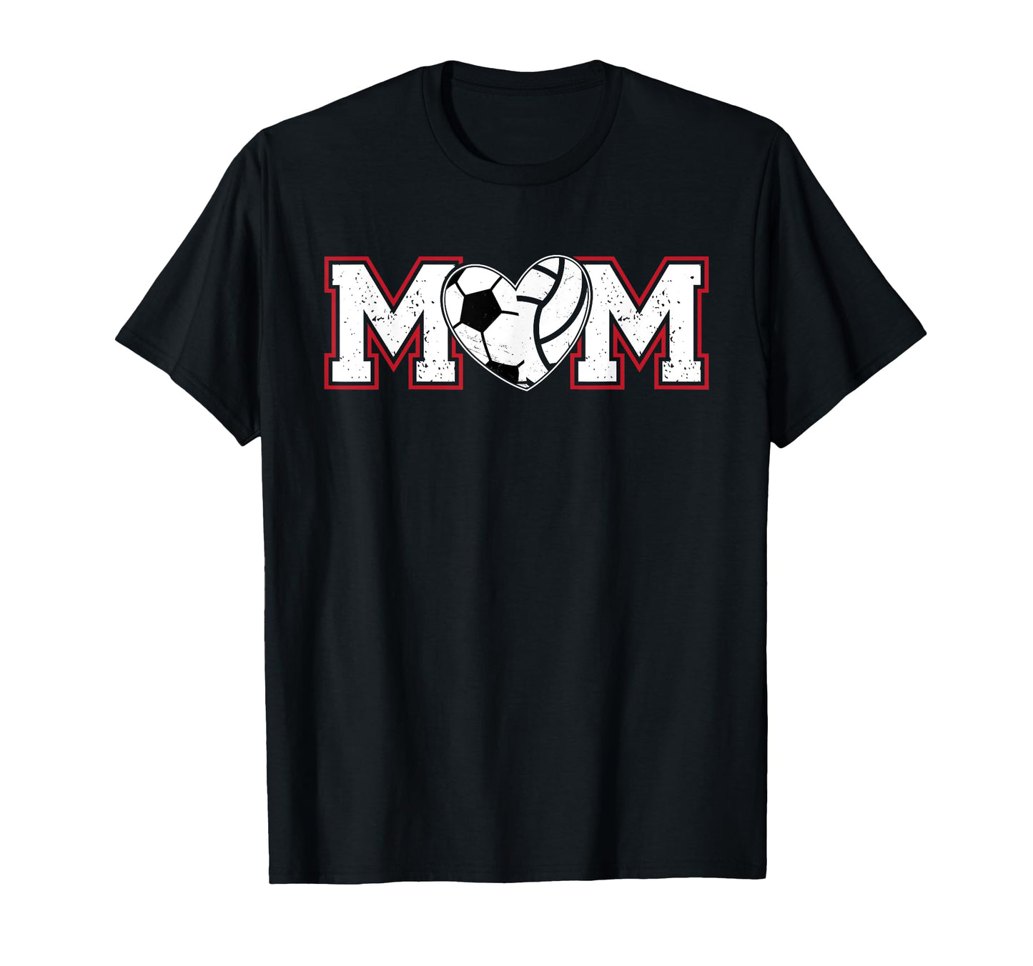 Volleyball Soccer Mom Soccer Volleyball T-Shirt - Trendy Graphic Men Women - T-Shirt, Sweatshirt, Hoodie