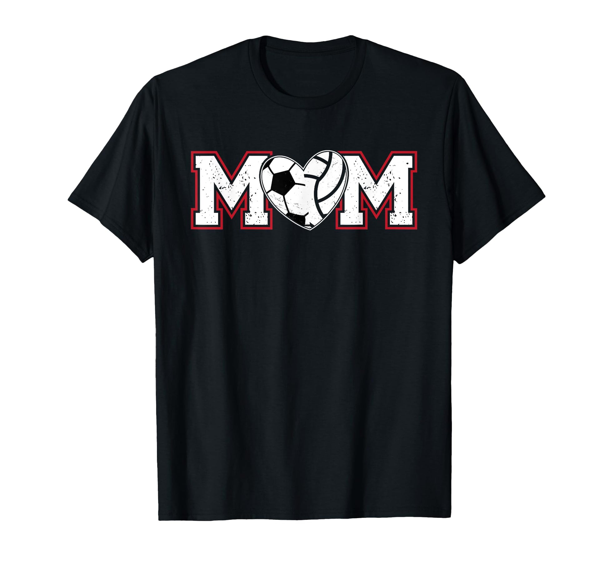 Volleyball Soccer Mom Soccer Volleyball T-Shirt - Trendy Graphic Men Women - T-Shirt, Sweatshirt, Hoodie