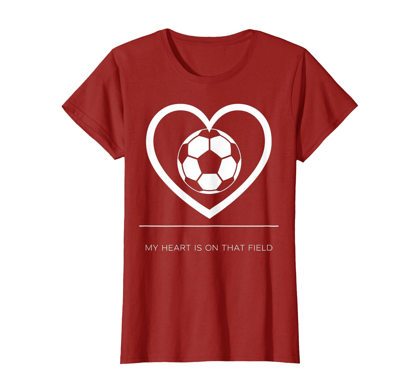 My Heart Is That Field Soccer Mom T-Shirt - Fun Novelty Design Unisex - T-Shirt, Sweatshirt, Hoodie