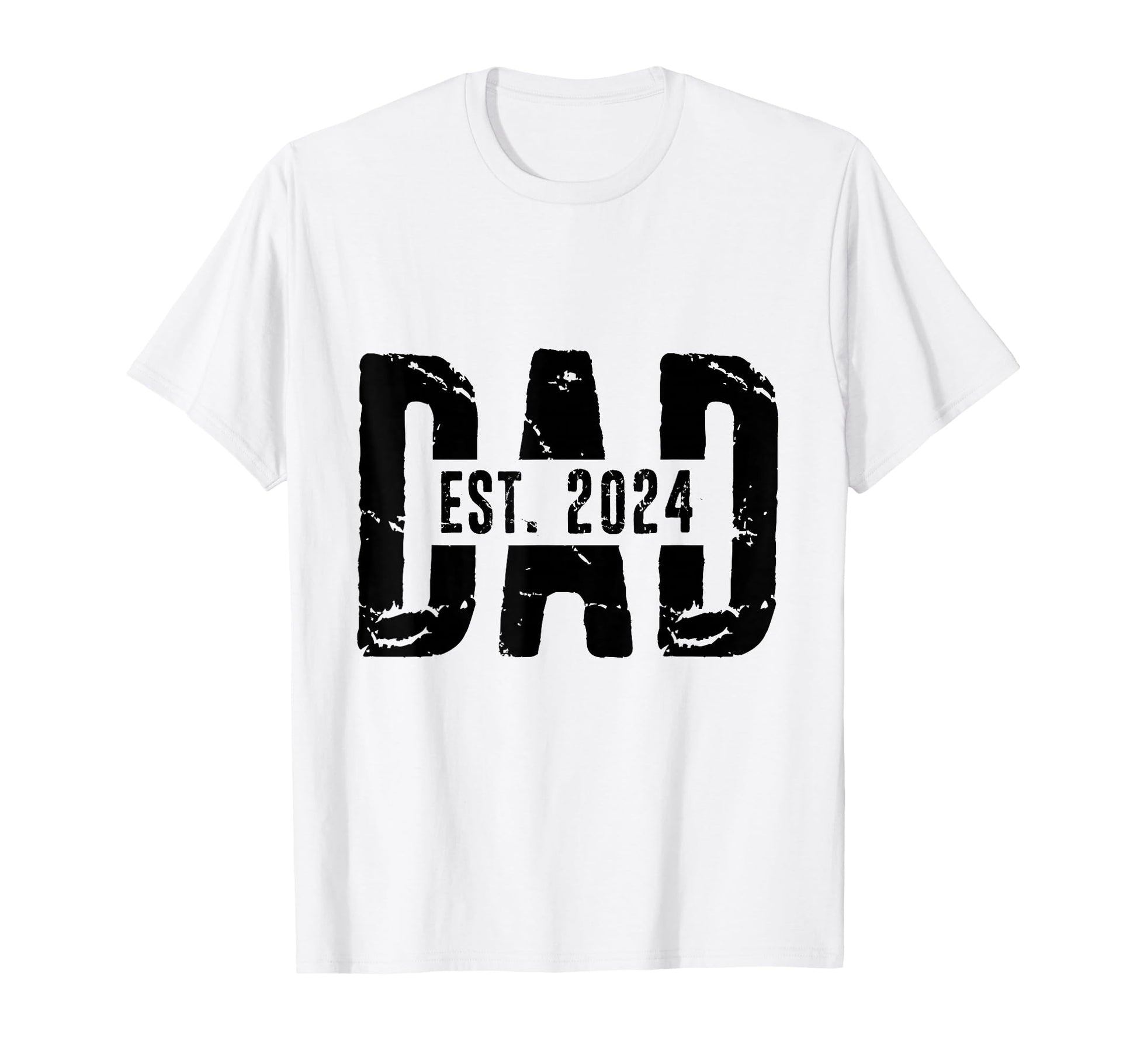 Dad Est 2024 Gift Dad Father To Be T-Shirt - Custom Art Print Men Women - T-Shirt, Sweatshirt, Hoodie