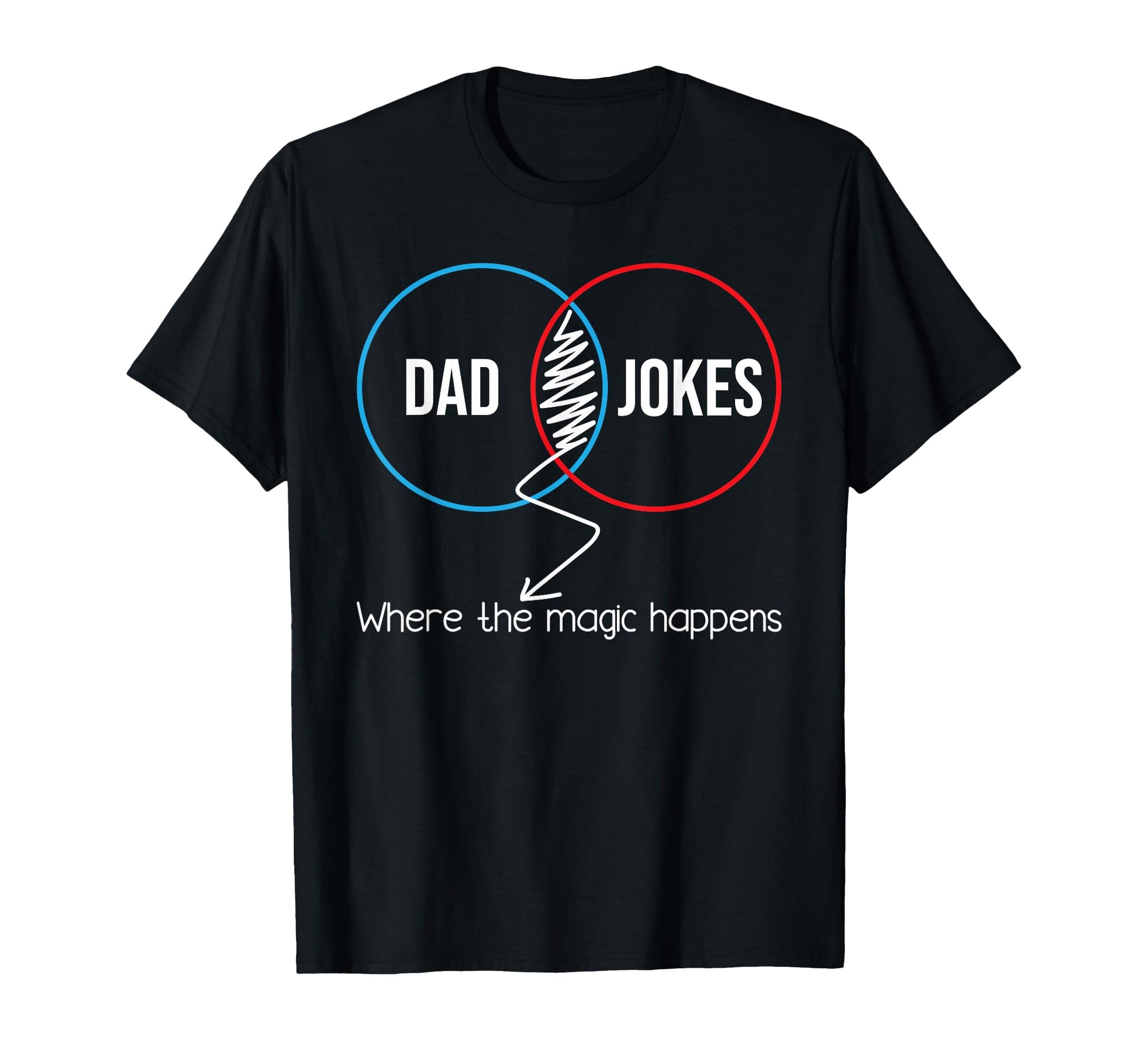 Dad Jokes Where Magic Happens Funny T-Shirt - Streetwear Style Men Women - T-Shirt, Sweatshirt, Hoodie